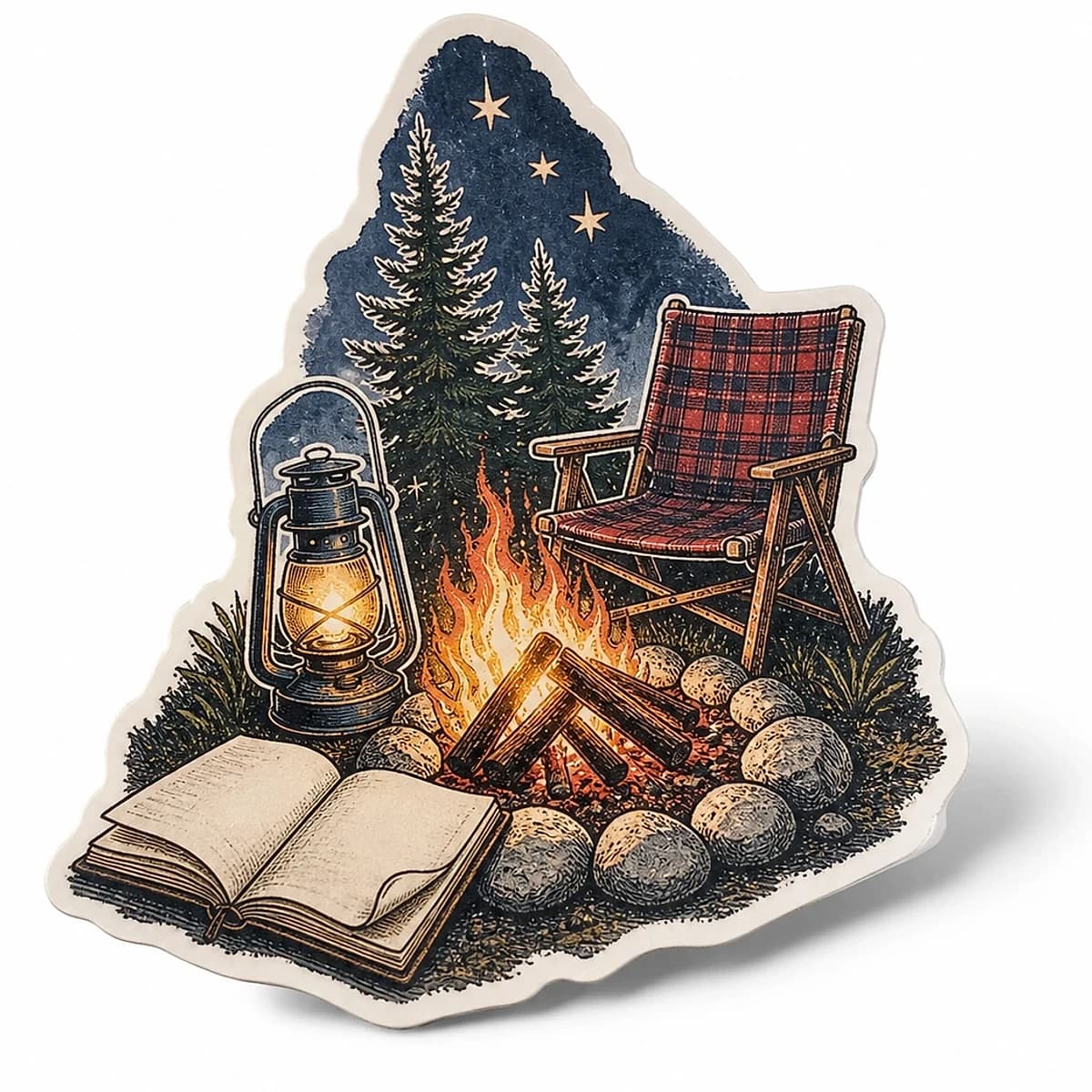 Camp Crew Sticker product view