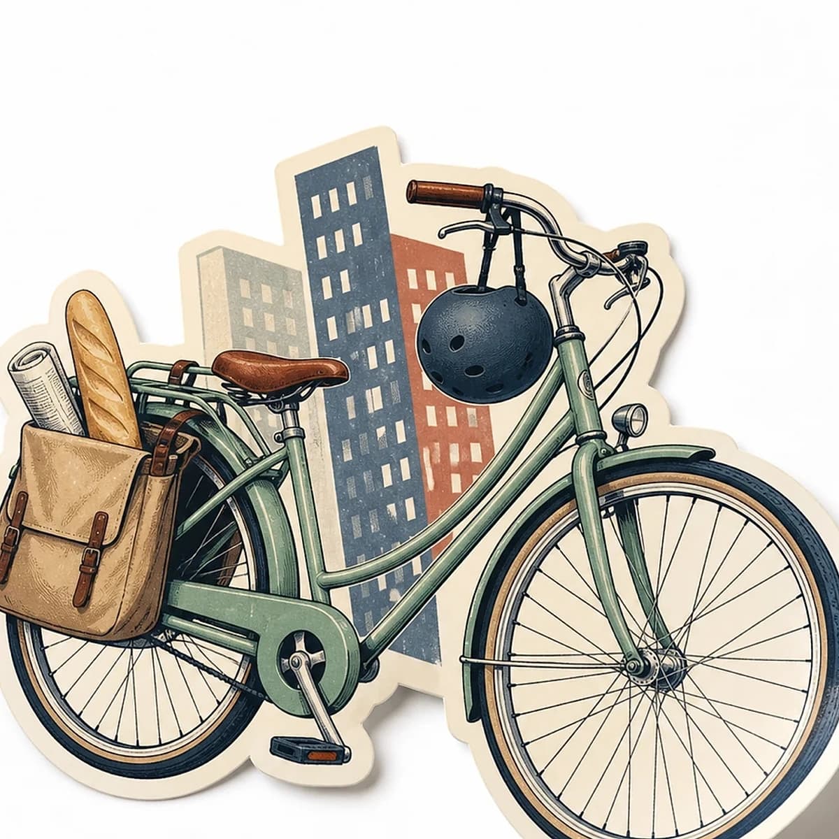 Bike Crew Sticker application preview