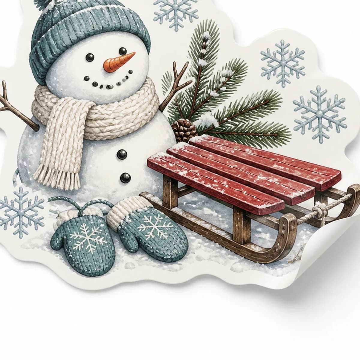 Snow Club Sticker application preview