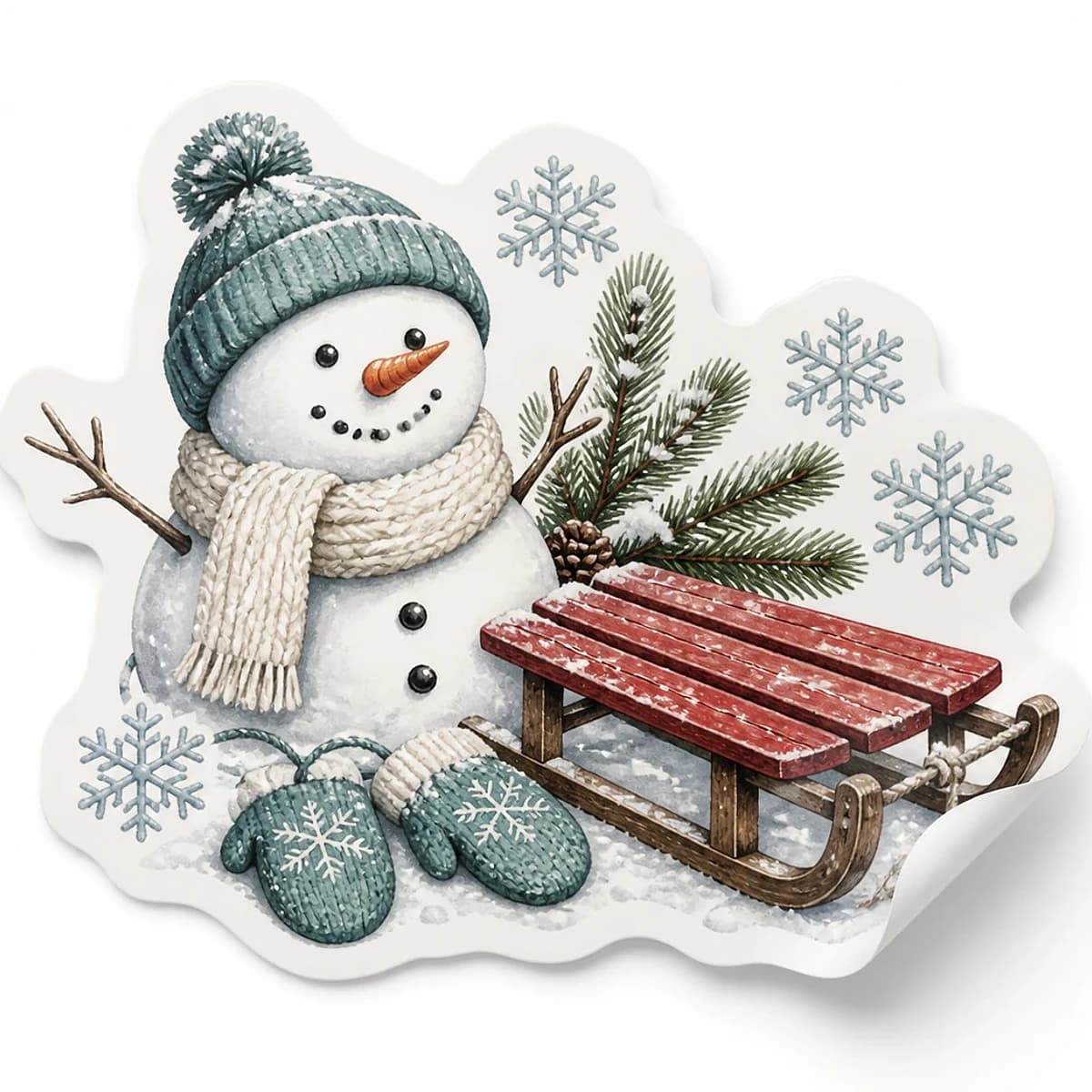 Snow Club Sticker product view