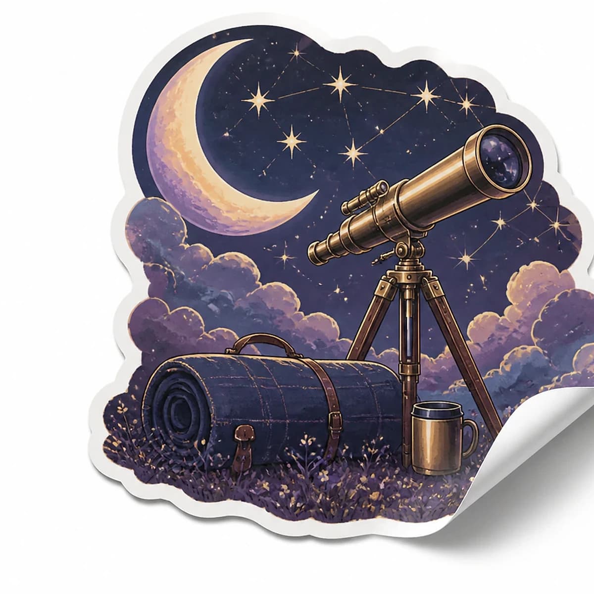 Night Sky Club Sticker application preview
