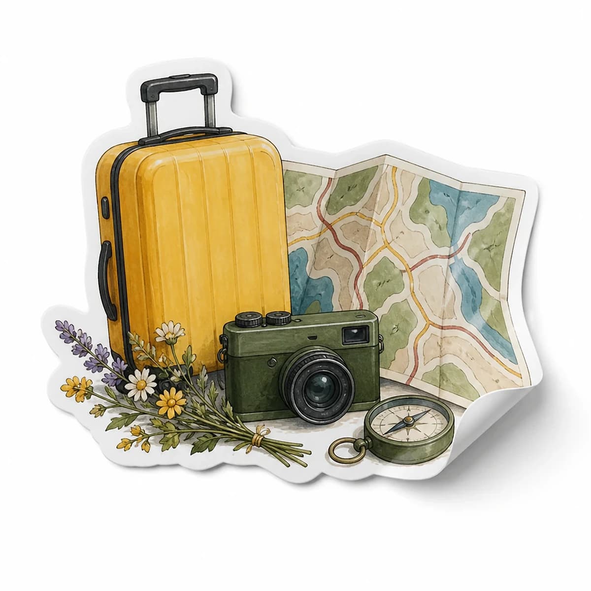 Travel Club Sticker product view
