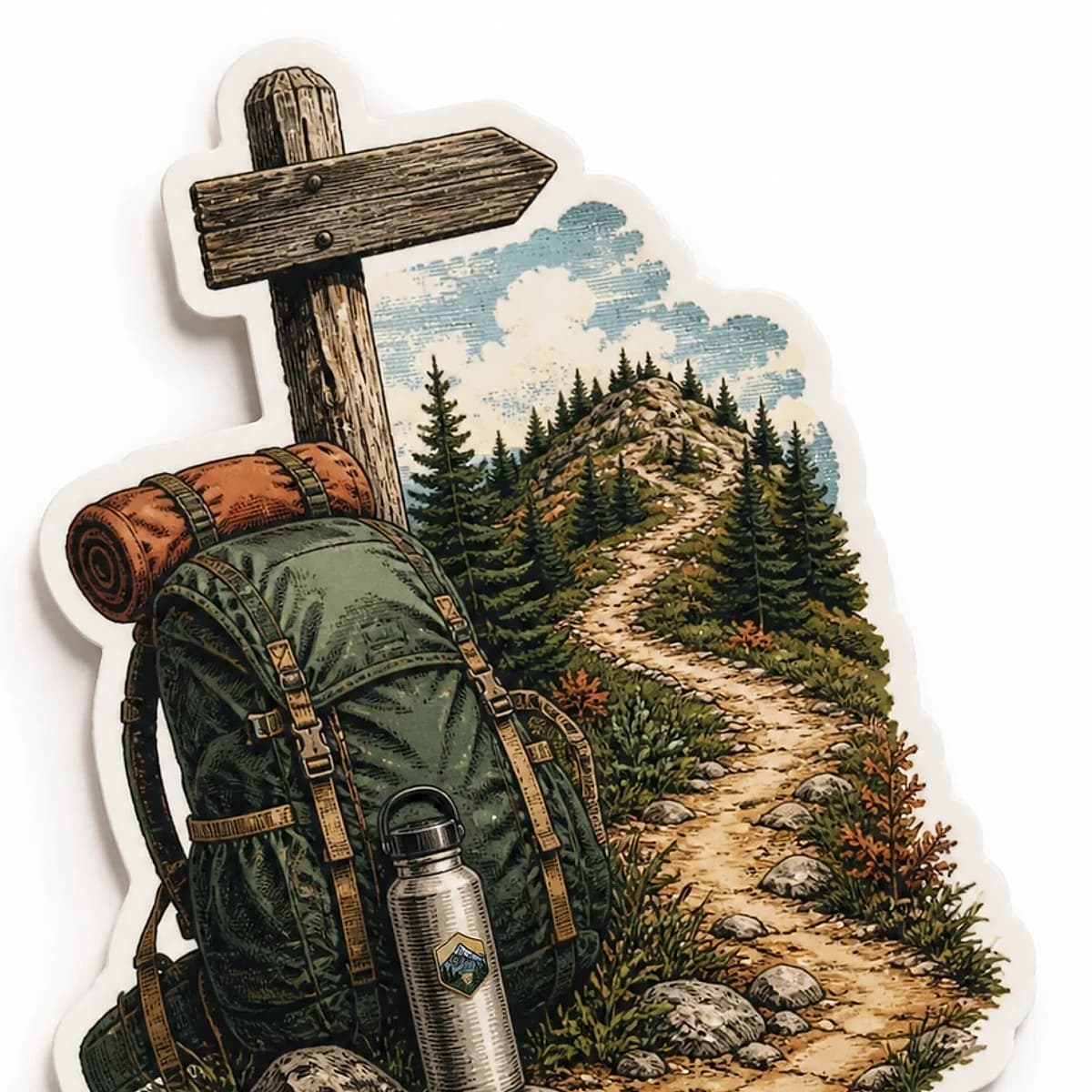 Trail Crew Sticker application preview