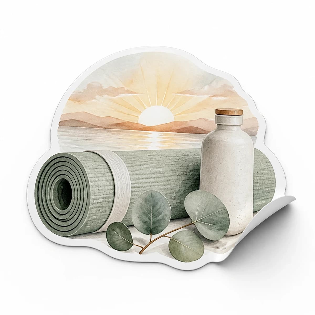 Yoga Club Sticker product view