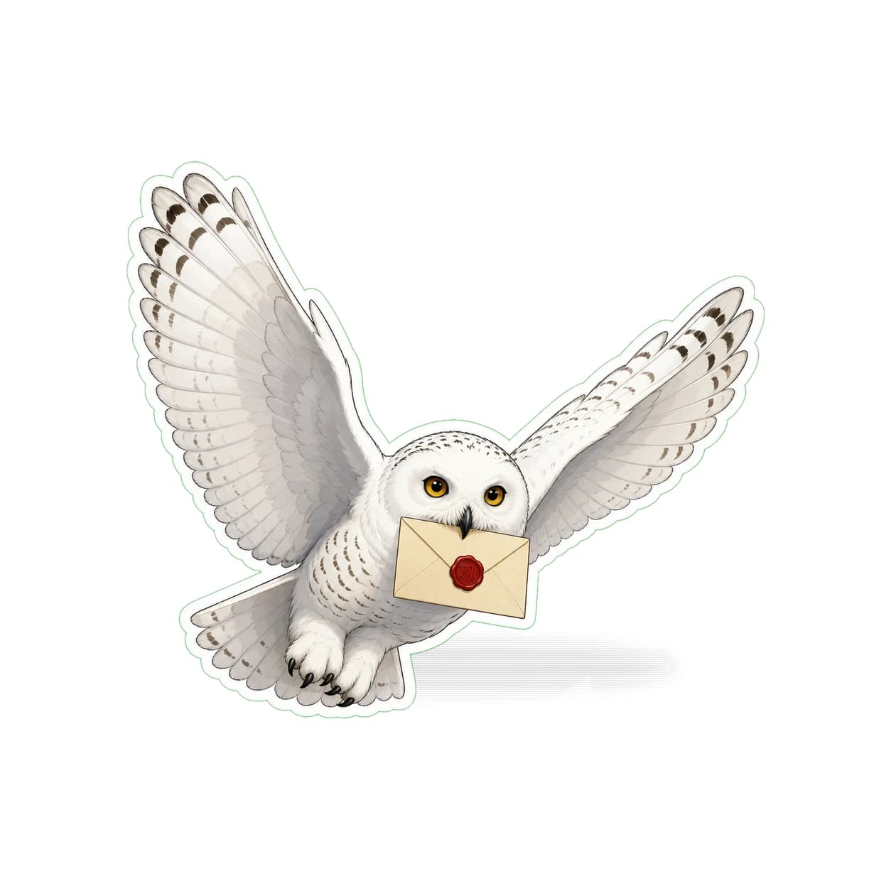 Hedwig Hogwarts Post Sticker product view