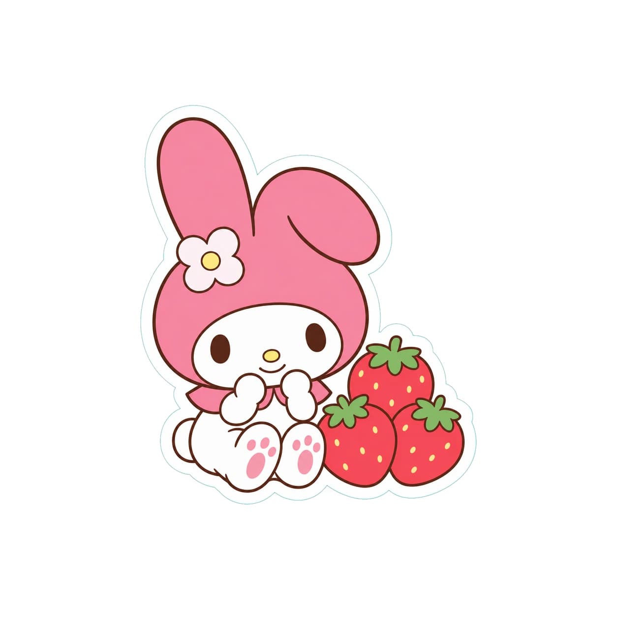 My Melody Berry Picnic Sticker product view