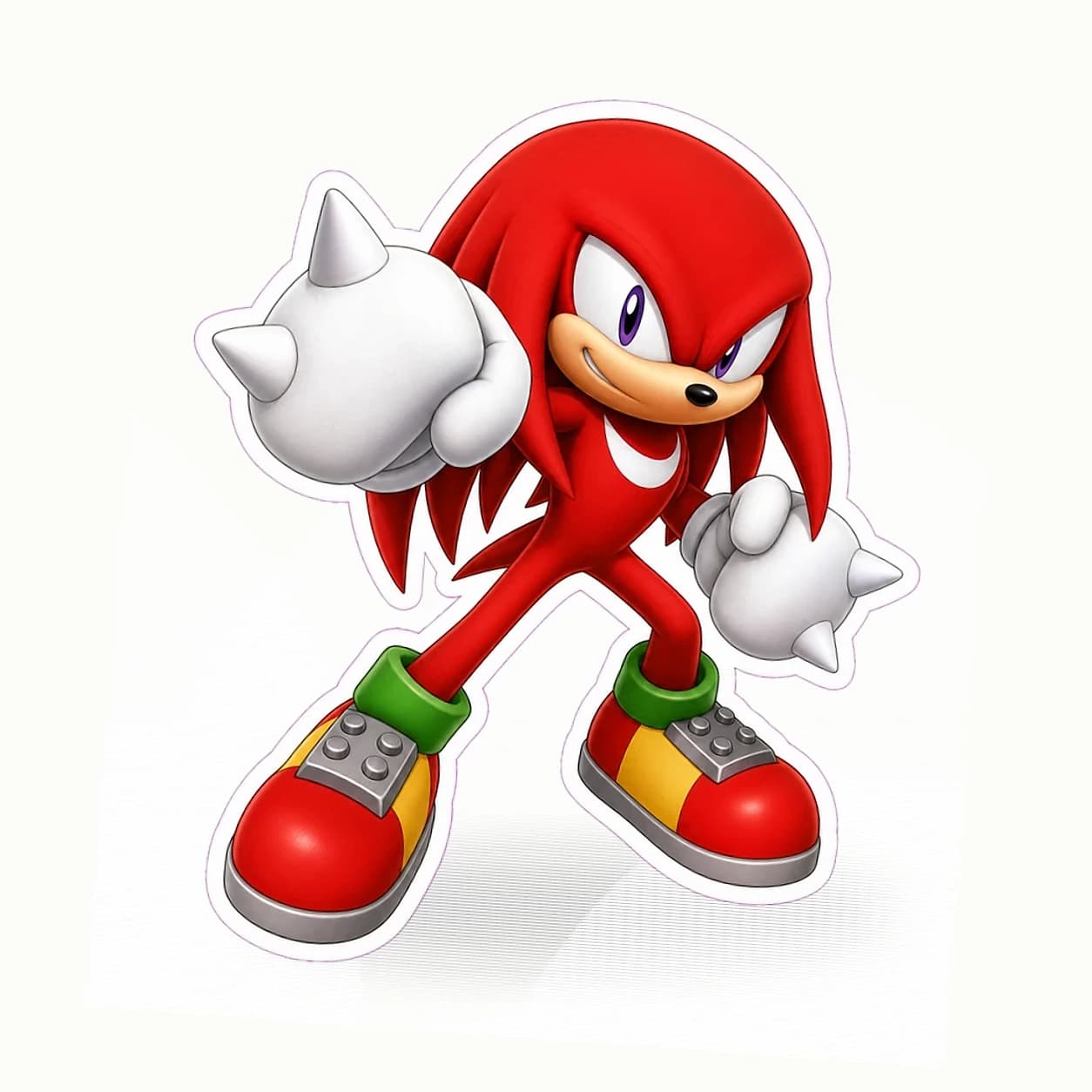Knuckles Power Punch Sticker application preview