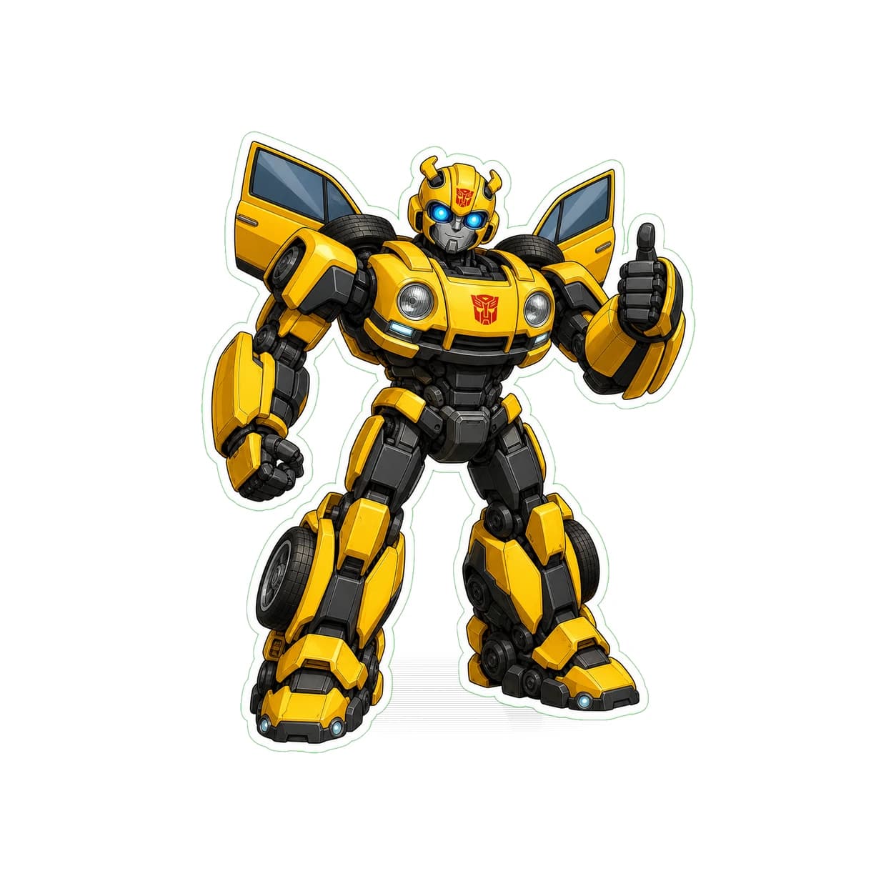 Bumblebee Scout Mode Sticker product view