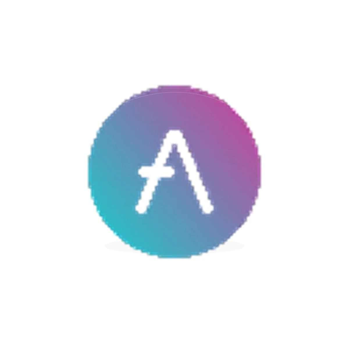 AAVE Crypto Logo Sticker product view