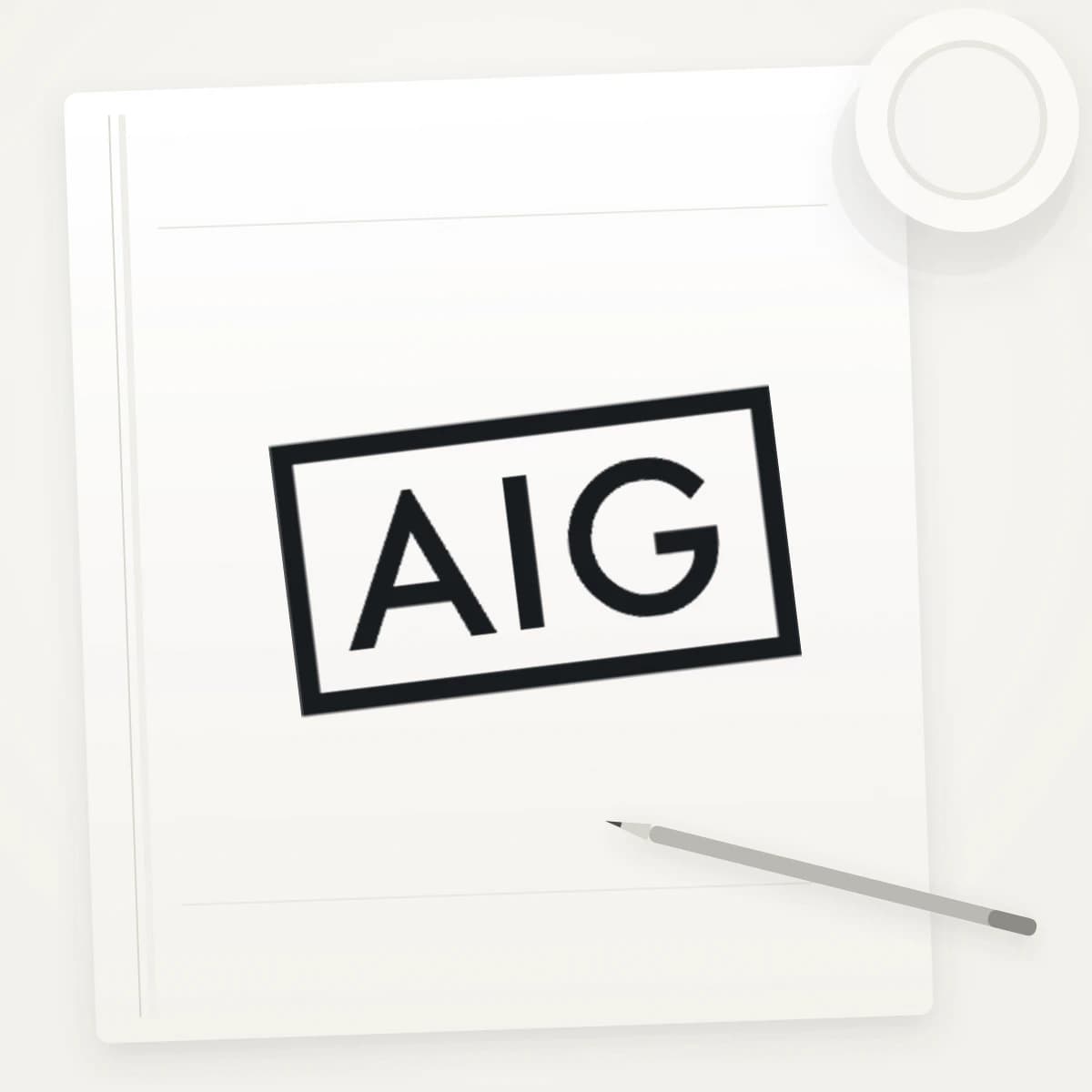 AIG Logo Sticker application preview