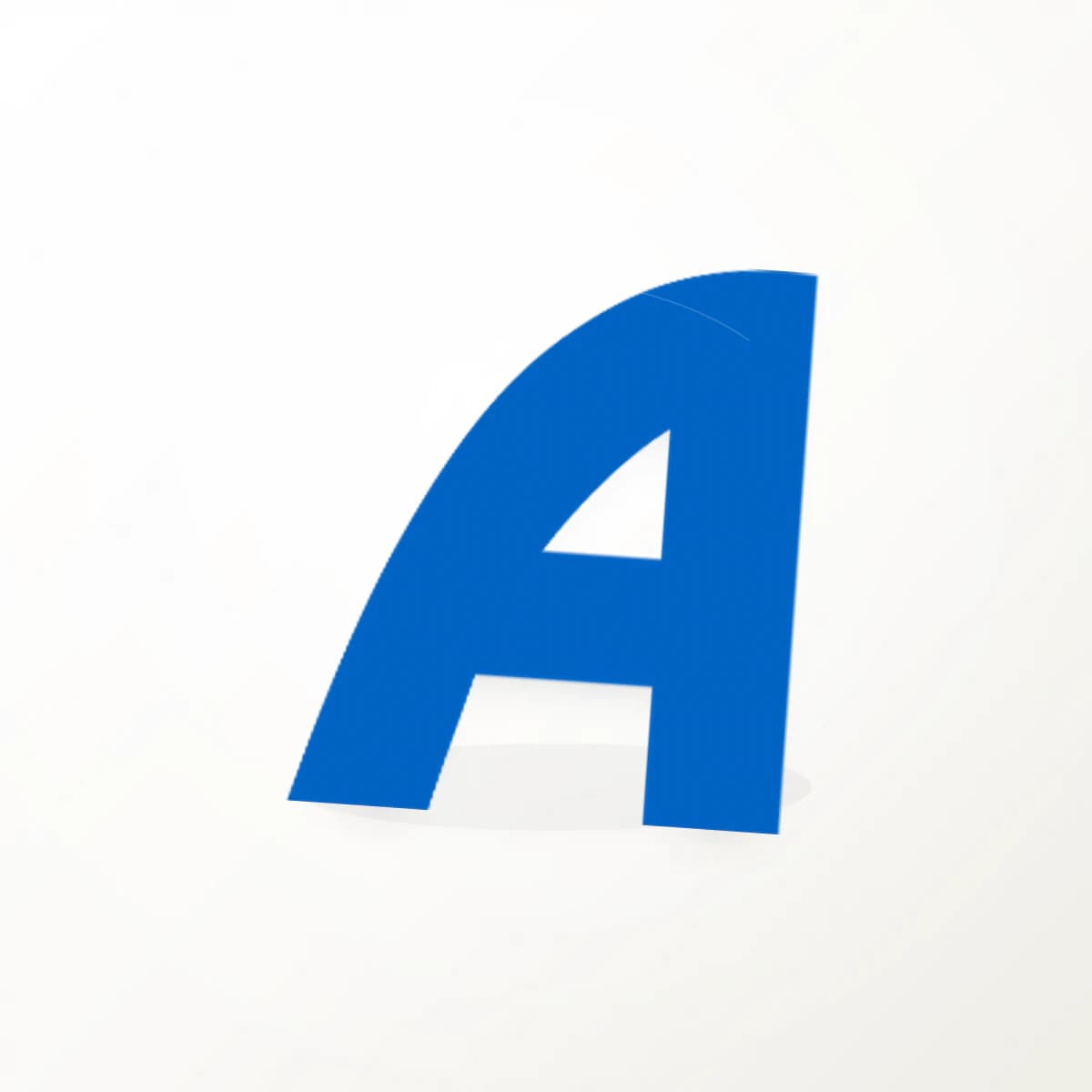 AMGN Logo Sticker in an original company-logo die-cut vinyl design