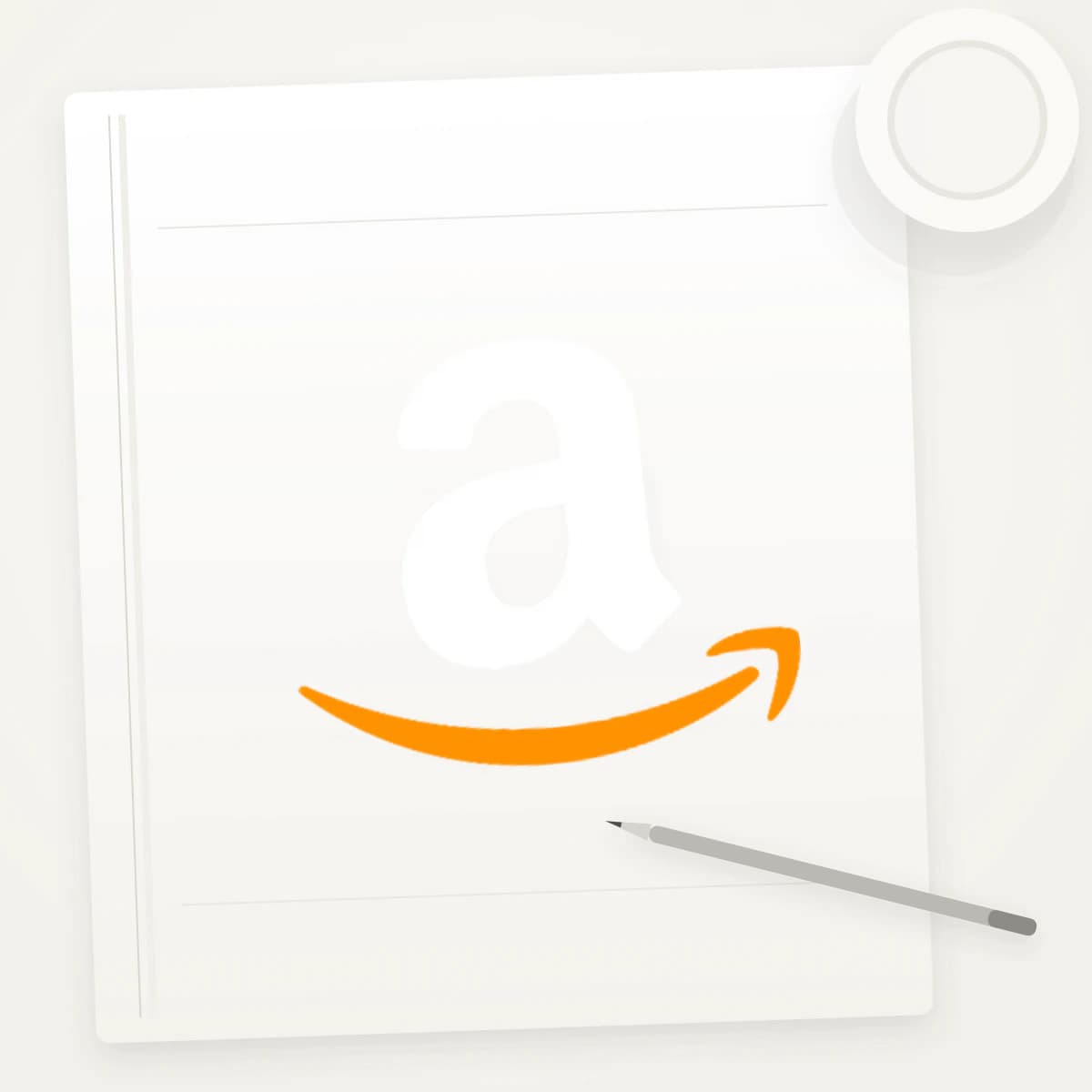 AMZN Logo Sticker application preview