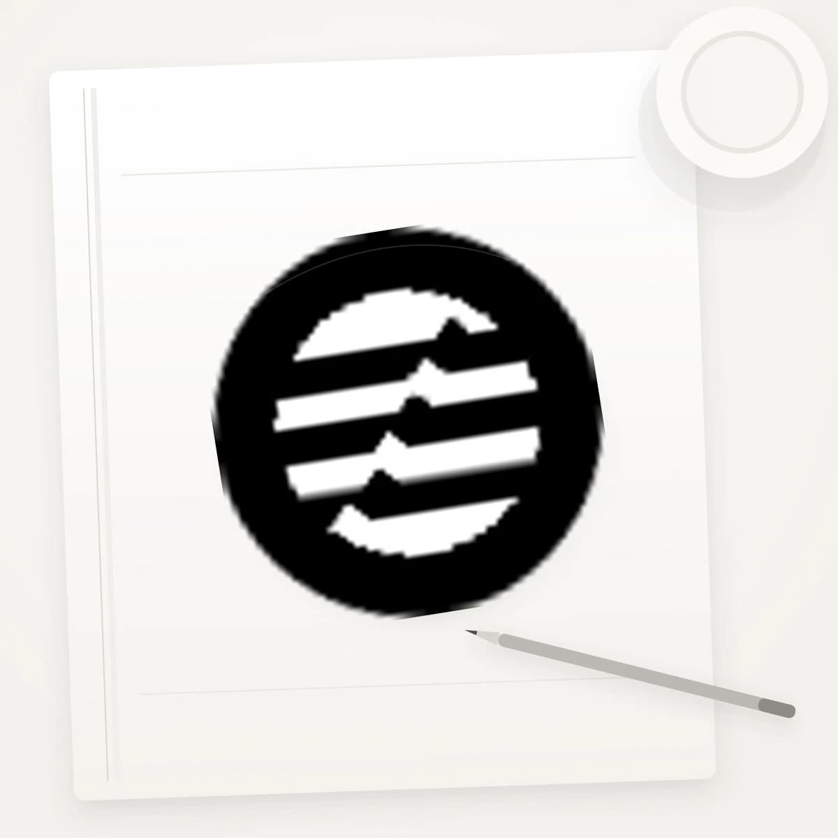 APT Crypto Logo Sticker application preview