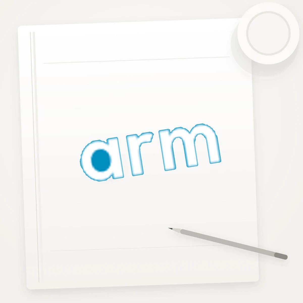 ARM Logo Sticker application preview