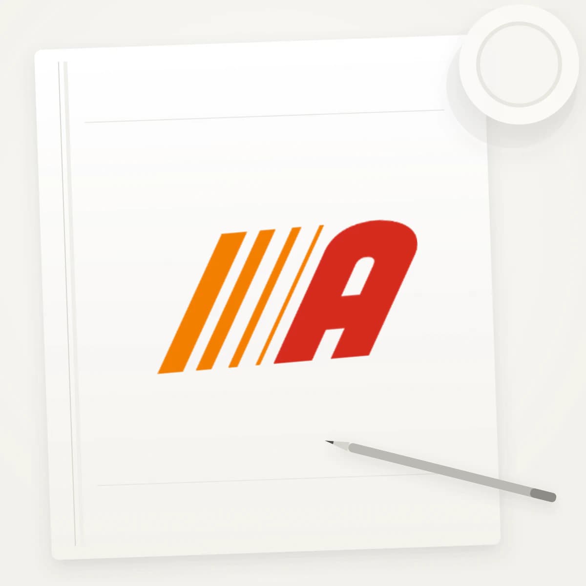 AZO Logo Sticker application preview
