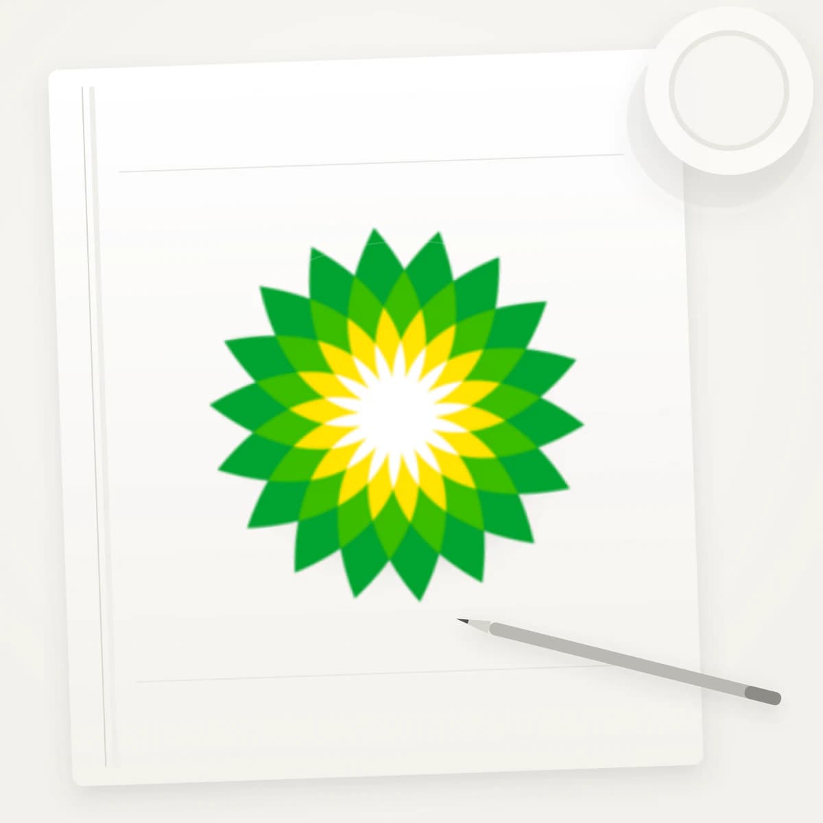 BP Logo Sticker application preview