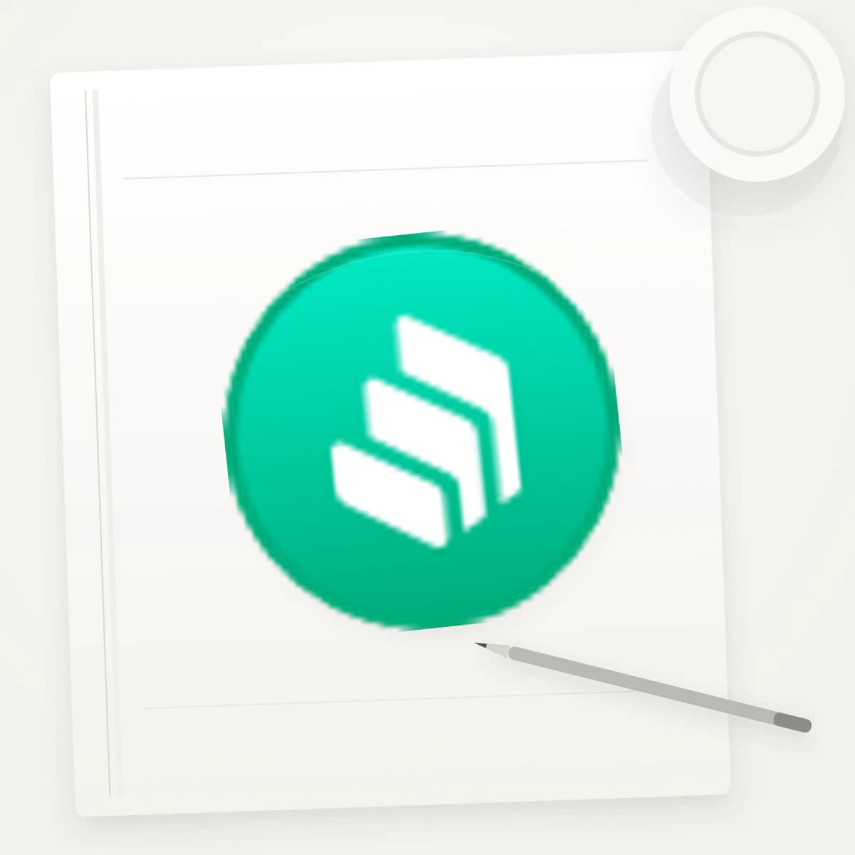 COMP Crypto Logo Sticker application preview