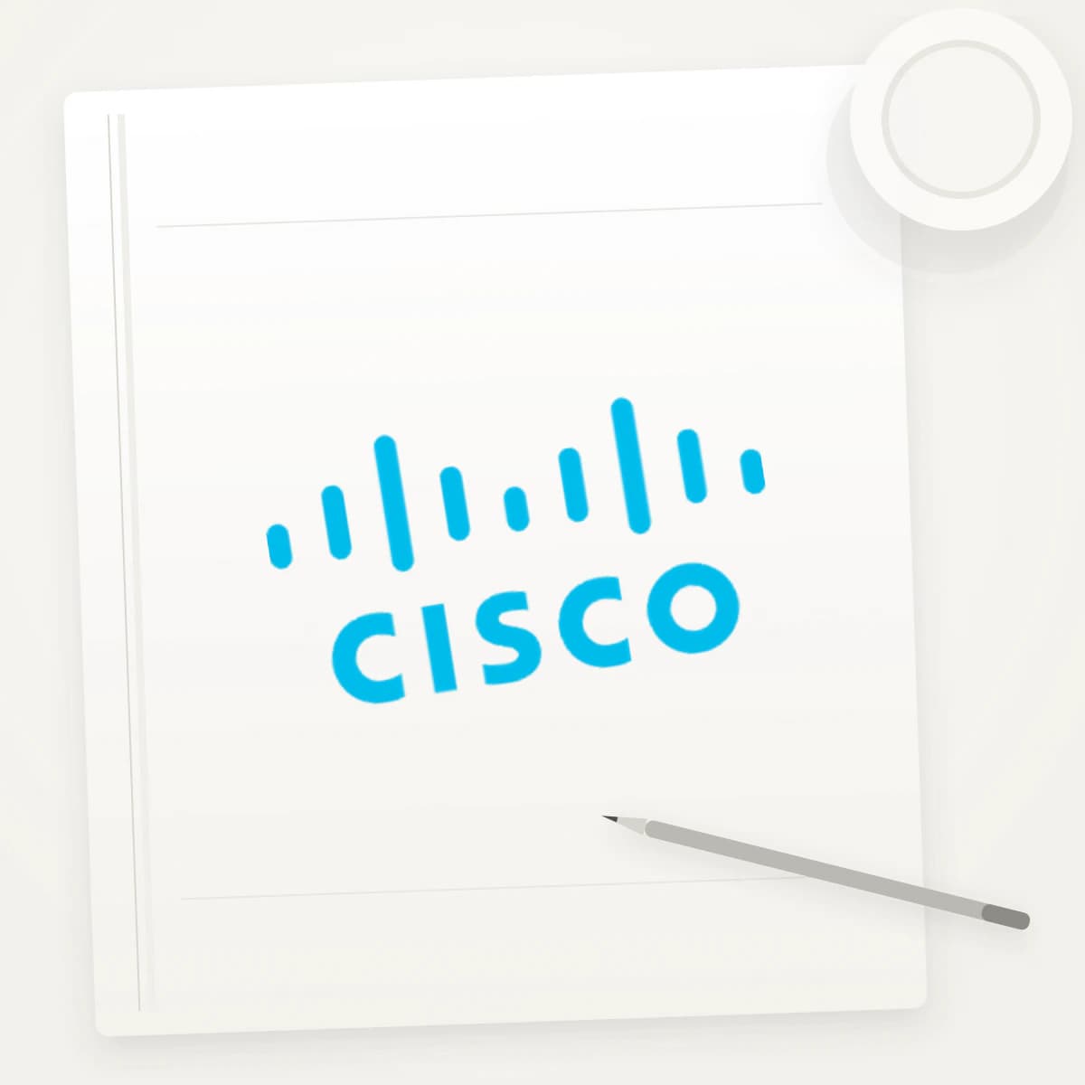 CSCO Logo Sticker application preview