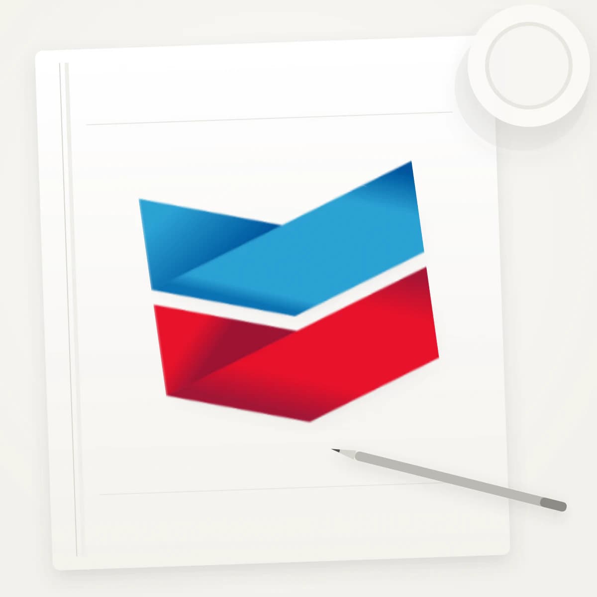 CVX Logo Sticker application preview