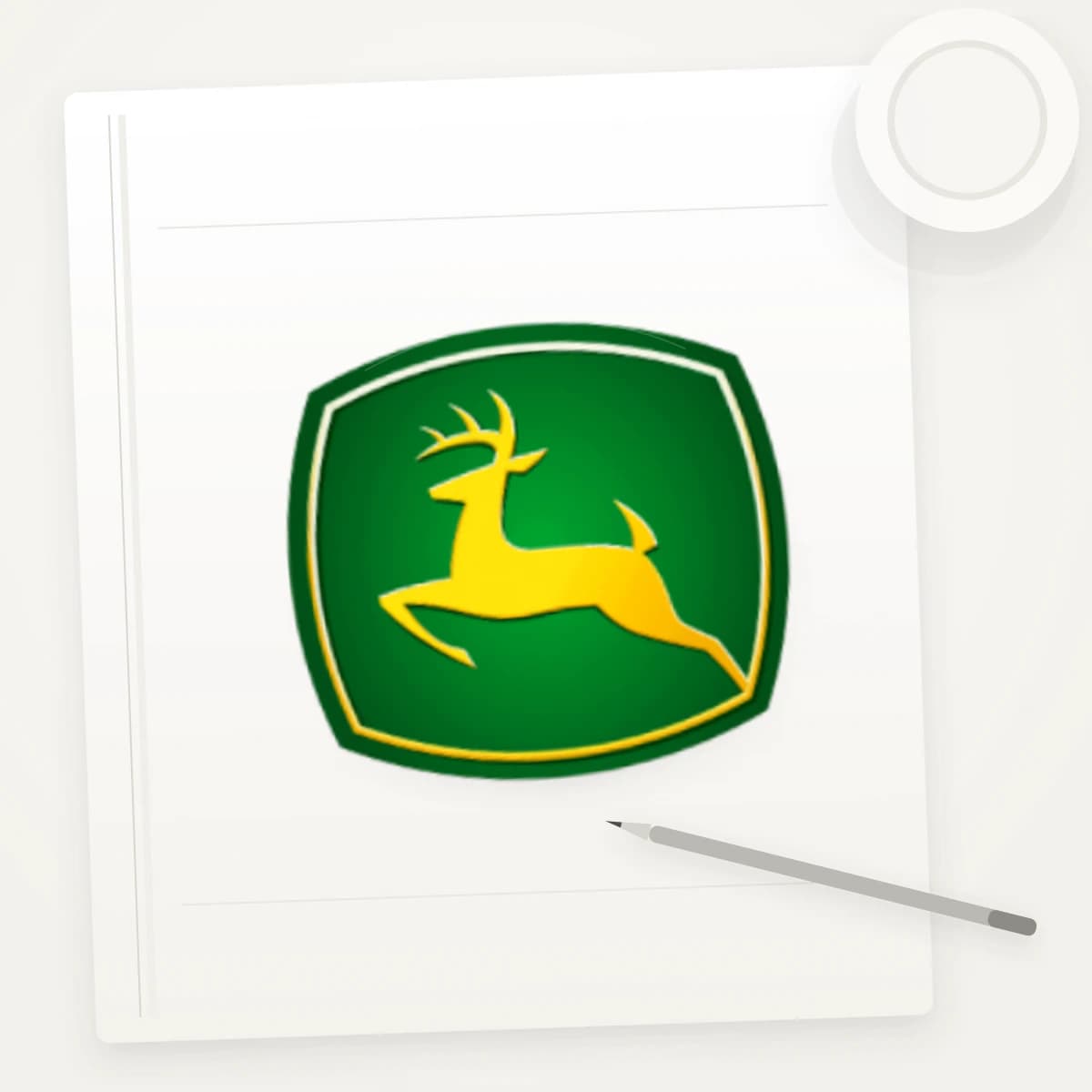 DE Logo Sticker application preview