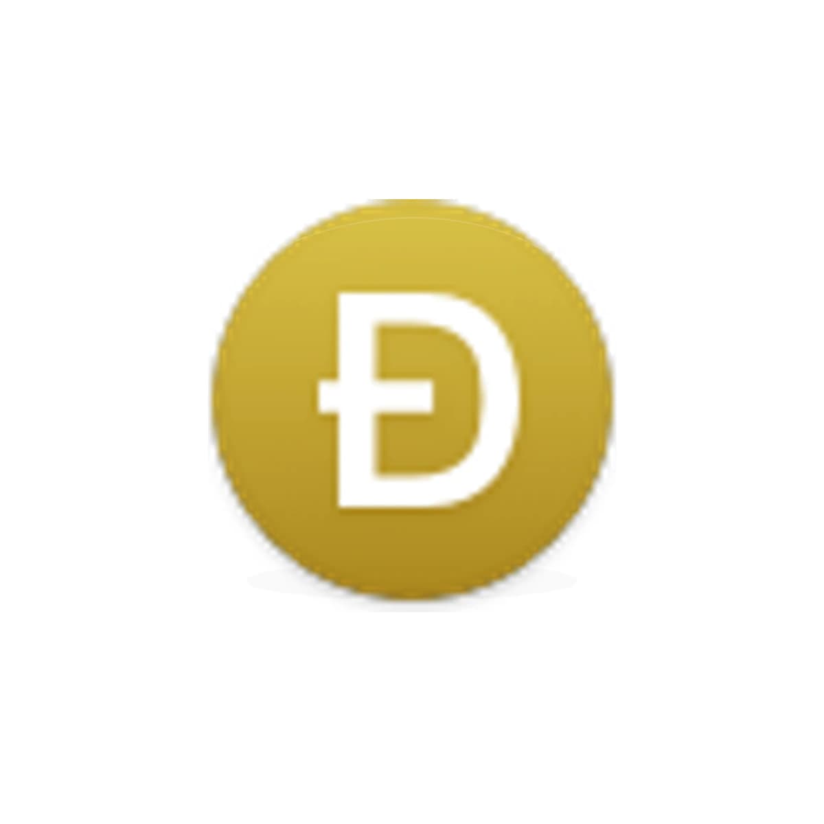 DOGE Crypto Logo Sticker product view