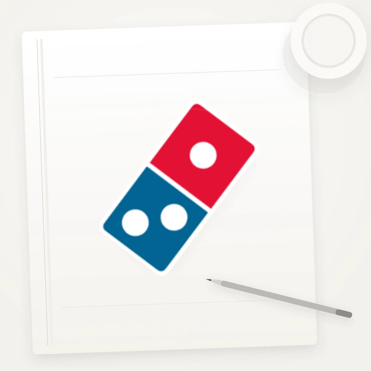 DPZ Logo Sticker application preview