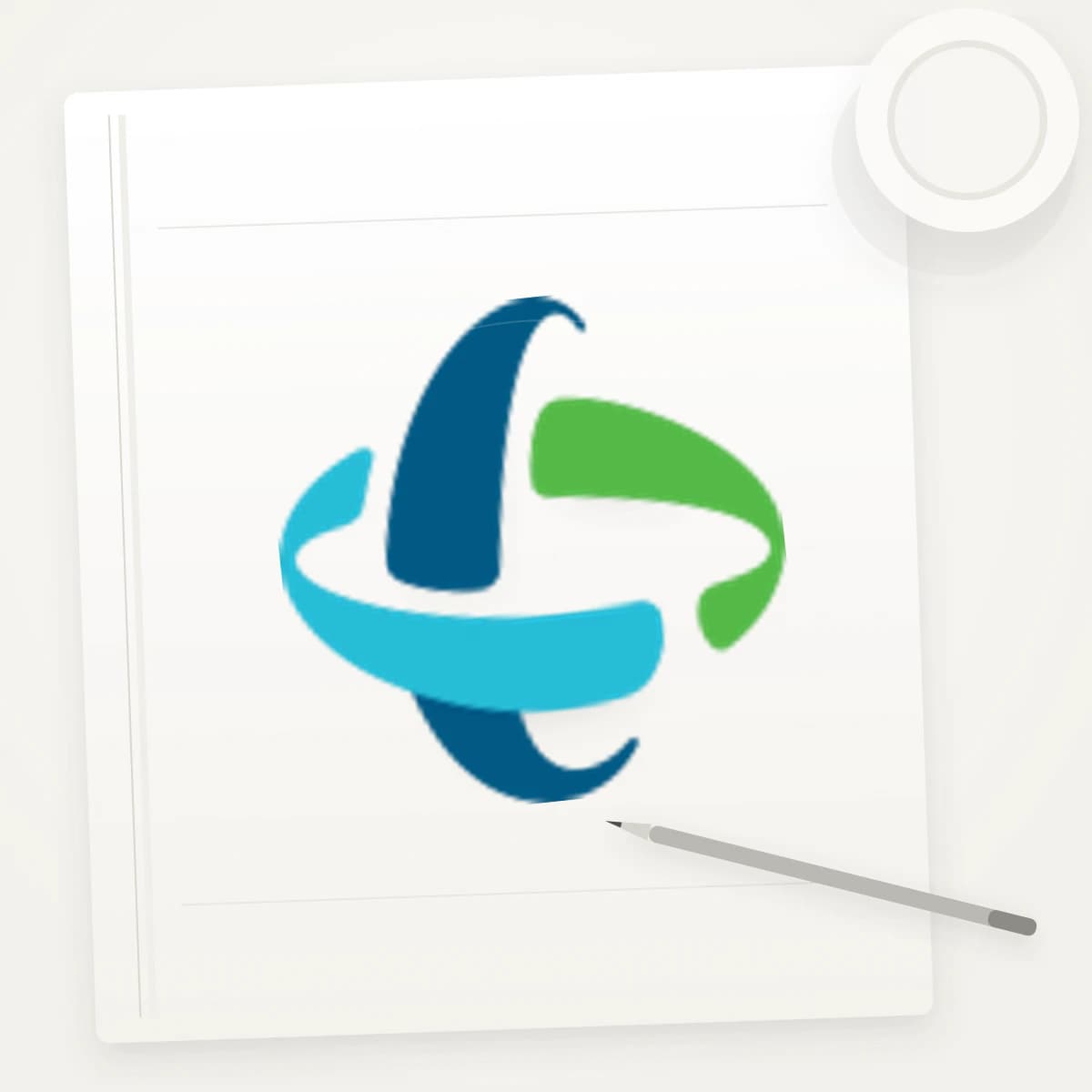 DUK Logo Sticker application preview