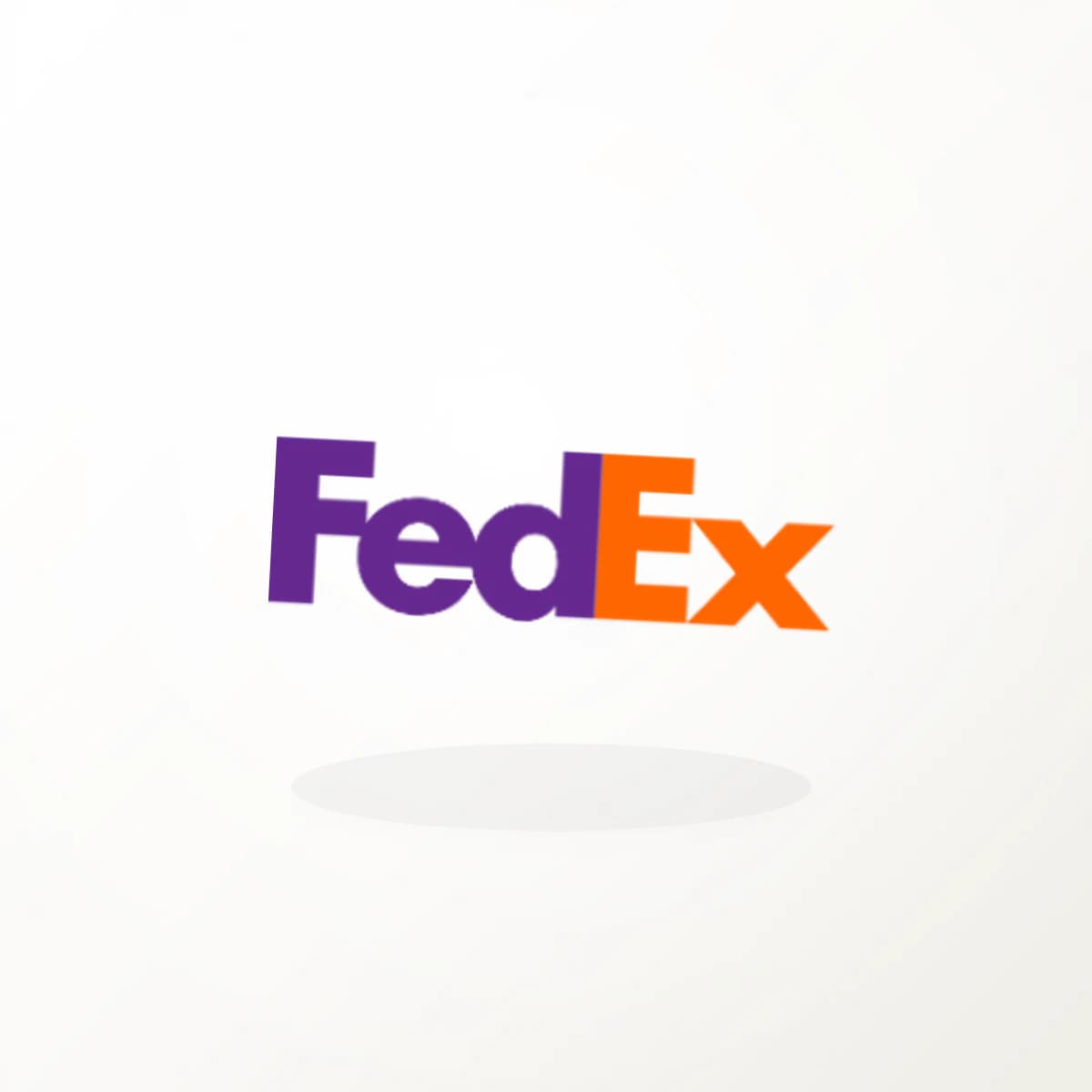 FDX Logo Sticker in an original company-logo die-cut vinyl design
