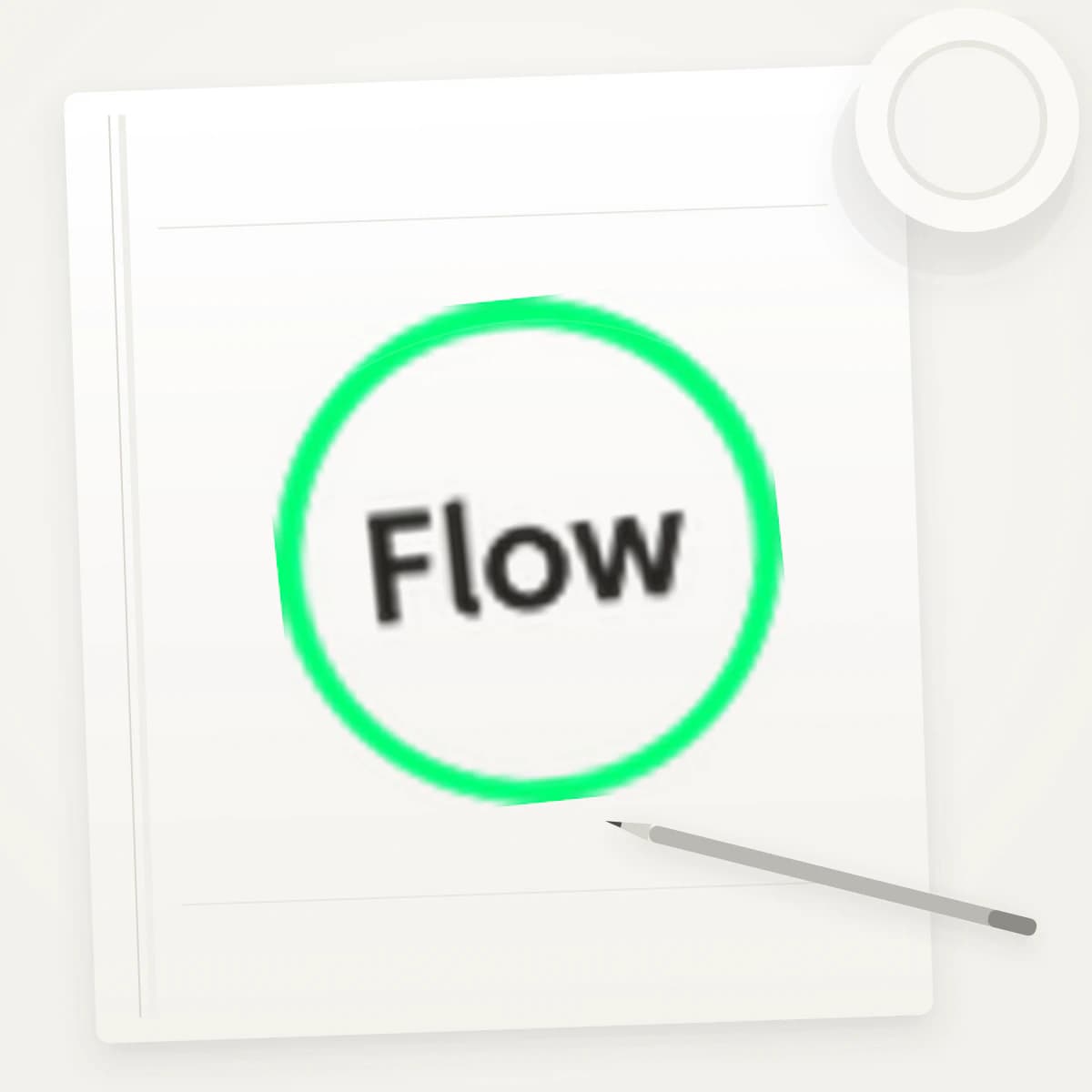 FLOW Crypto Logo Sticker application preview