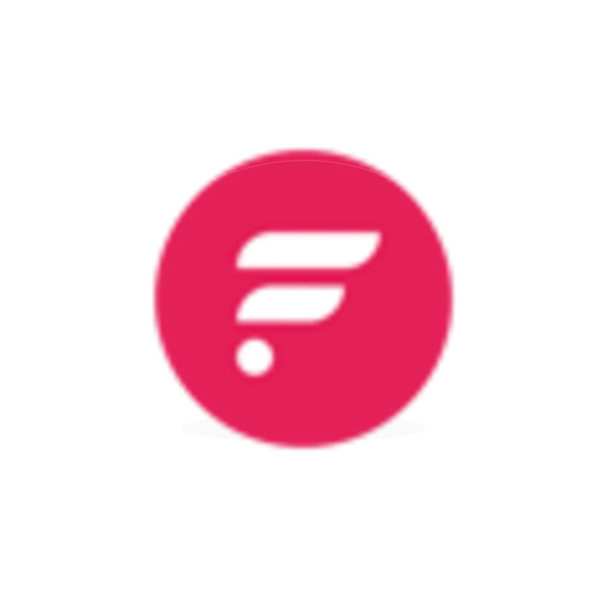 FLR Crypto Logo Sticker product view