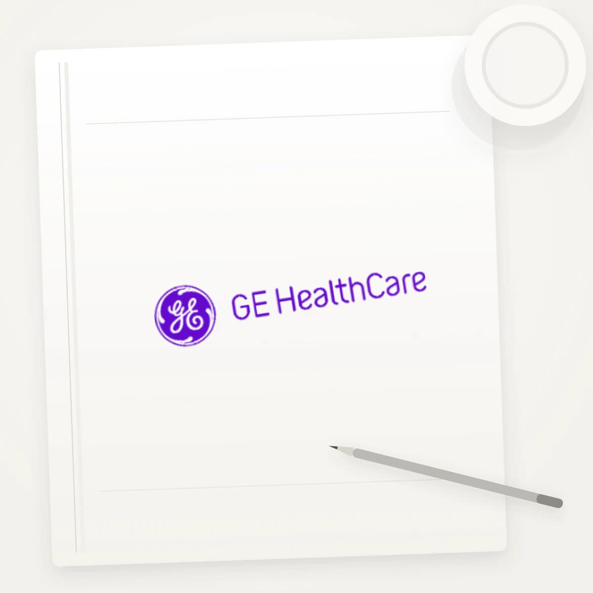 GEHC Logo Sticker application preview