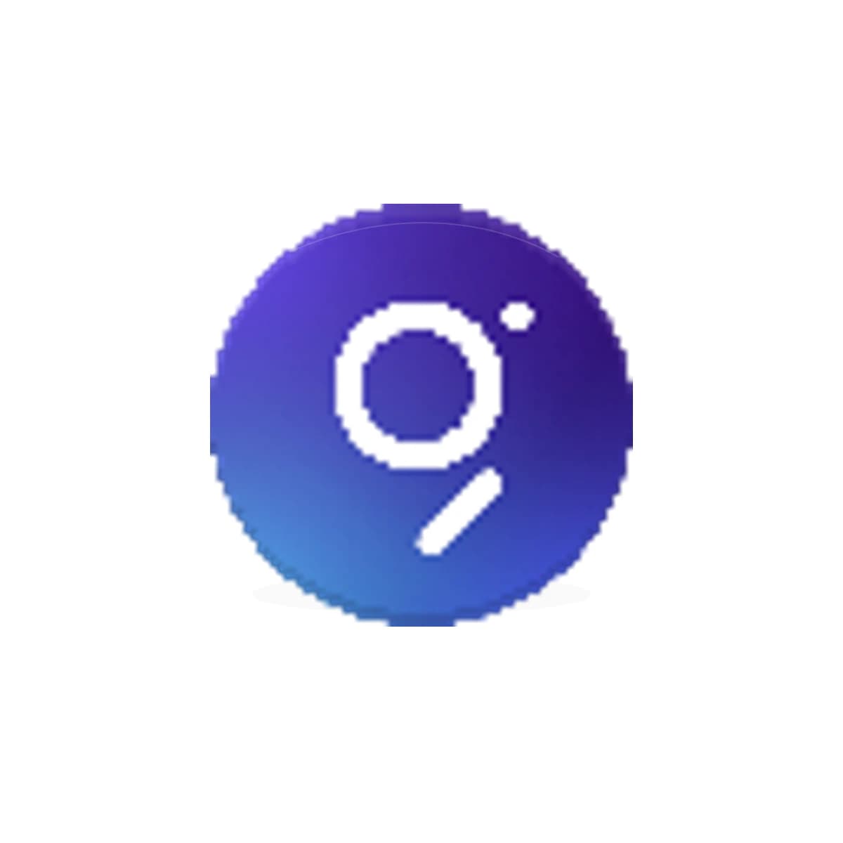 GRT Crypto Logo Sticker product view