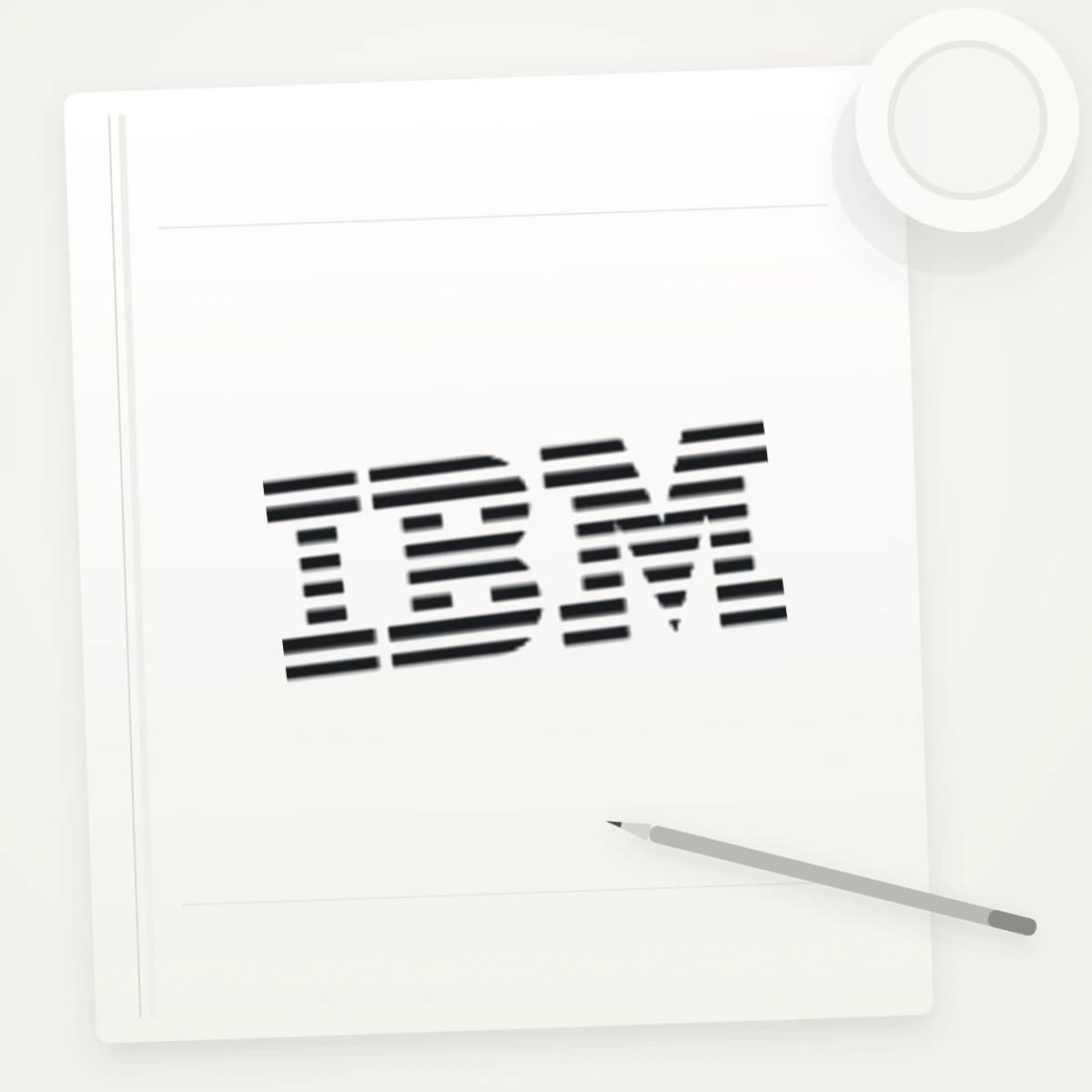 IBM Logo Sticker application preview