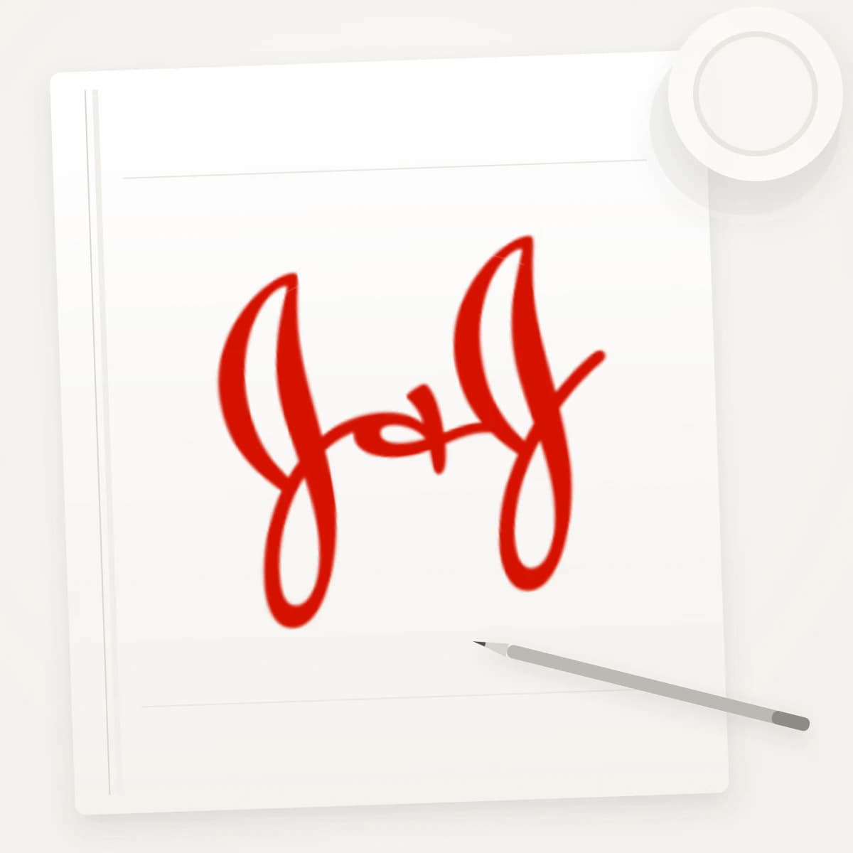 JNJ Logo Sticker application preview