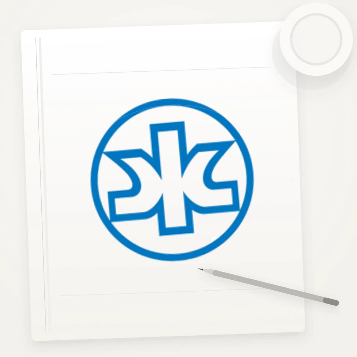 KMB Logo Sticker application preview