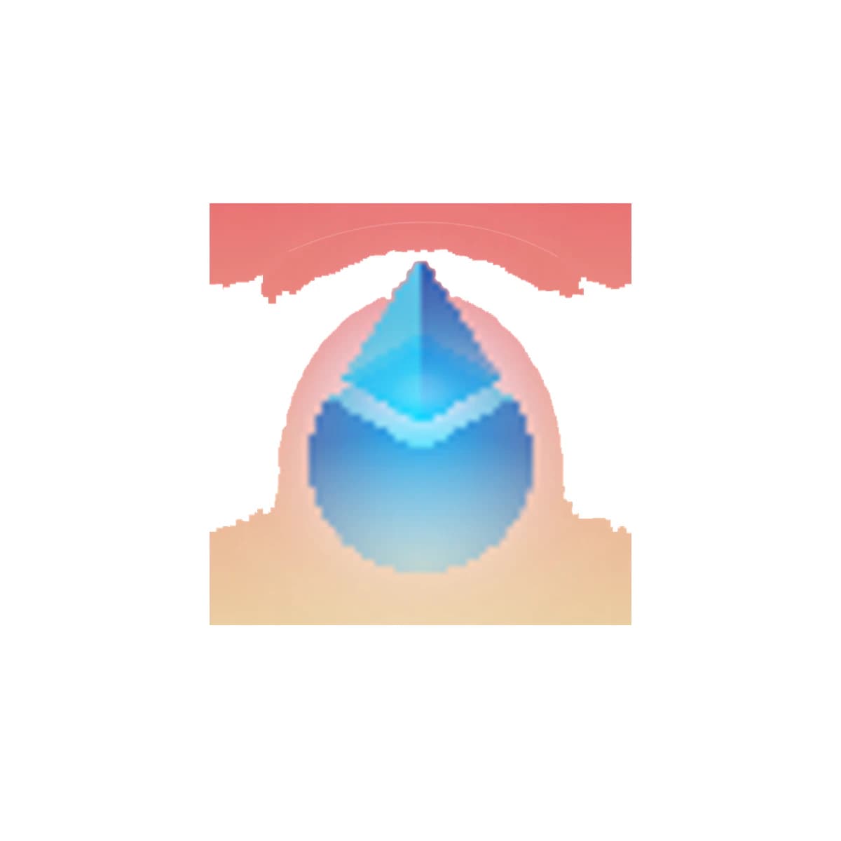 LDO Crypto Logo Sticker product view
