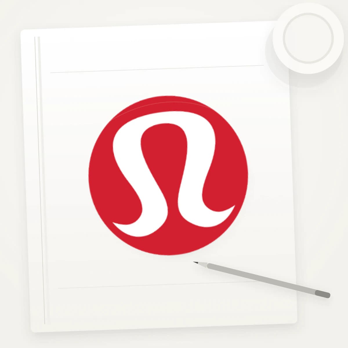 LULU Logo Sticker application preview