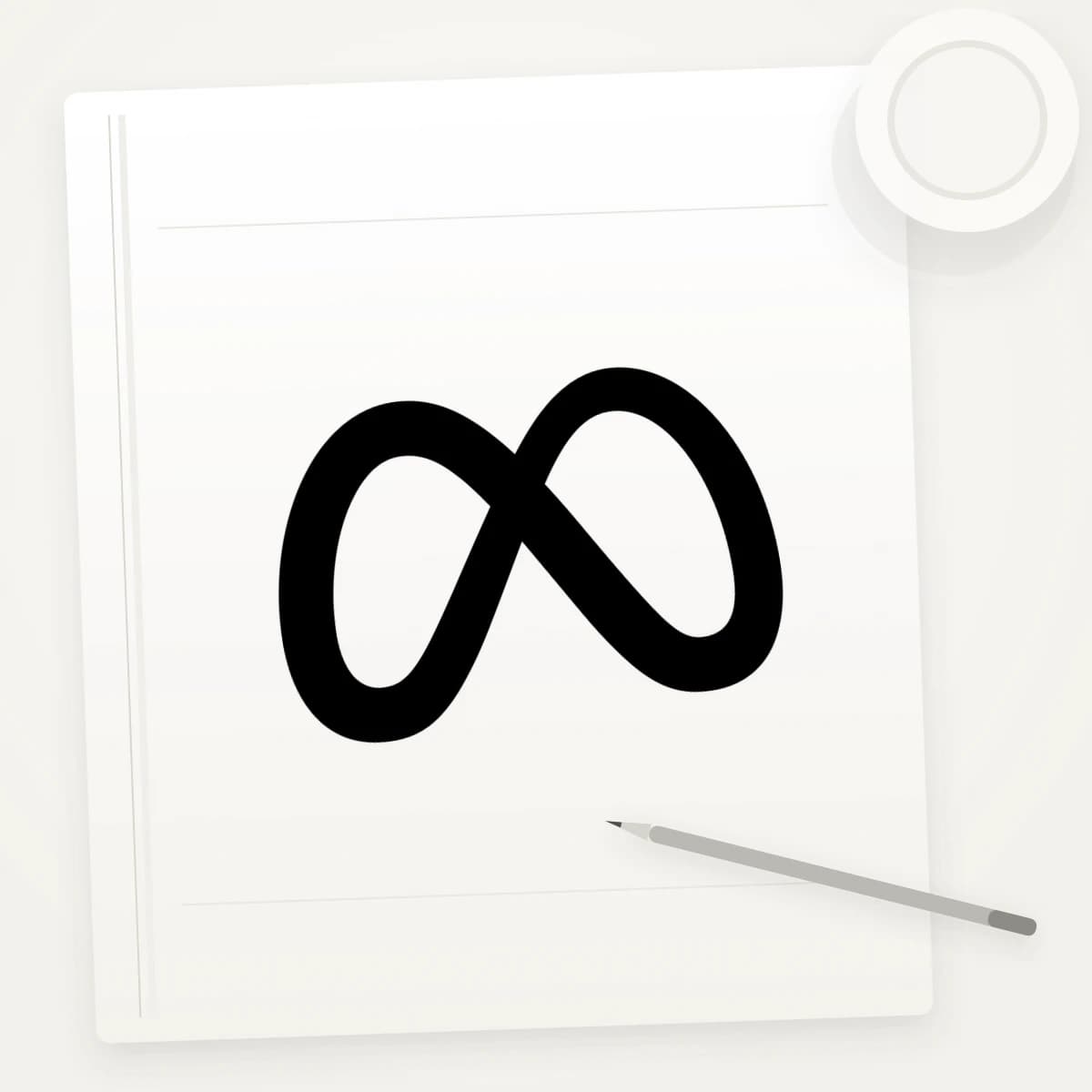 Meta AI Provider Logo Sticker application preview