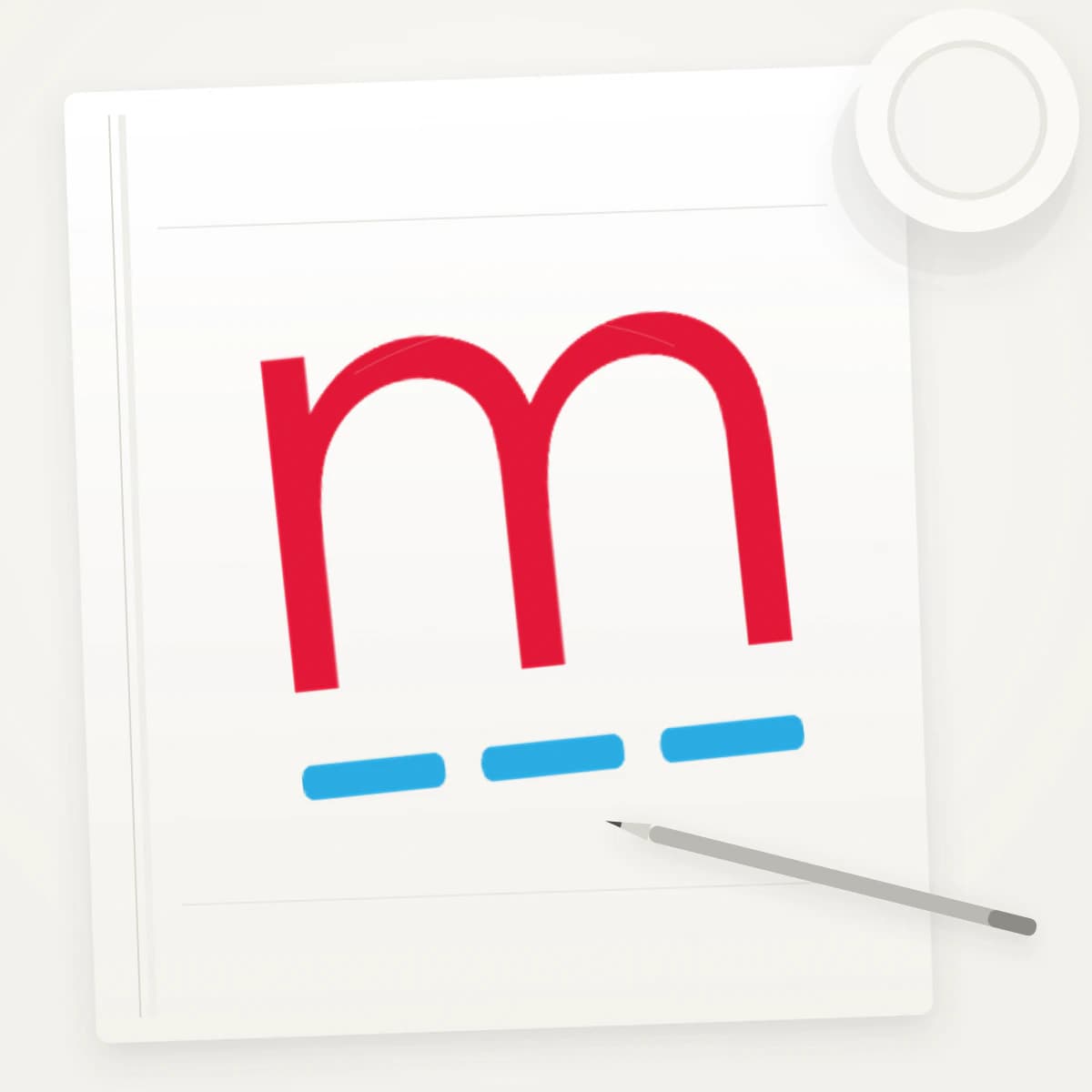 MRNA Logo Sticker application preview