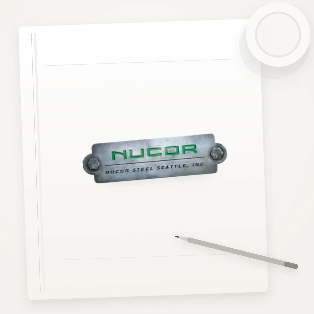 NUE Logo Sticker application preview