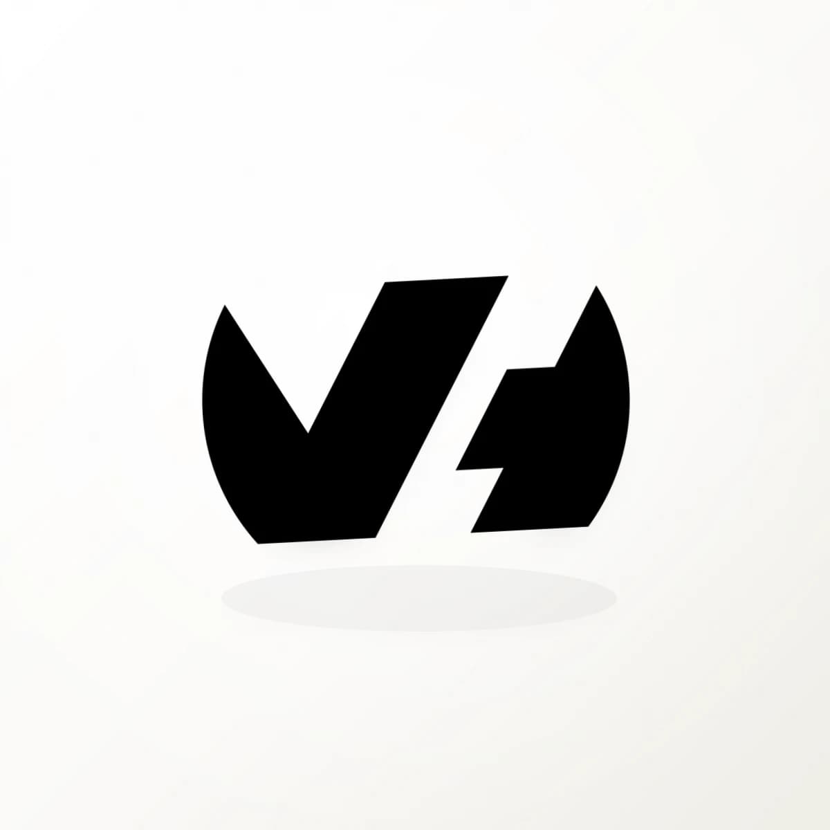 OVHcloud AI Provider Logo Sticker in an original AI-brand-logo die-cut vinyl design