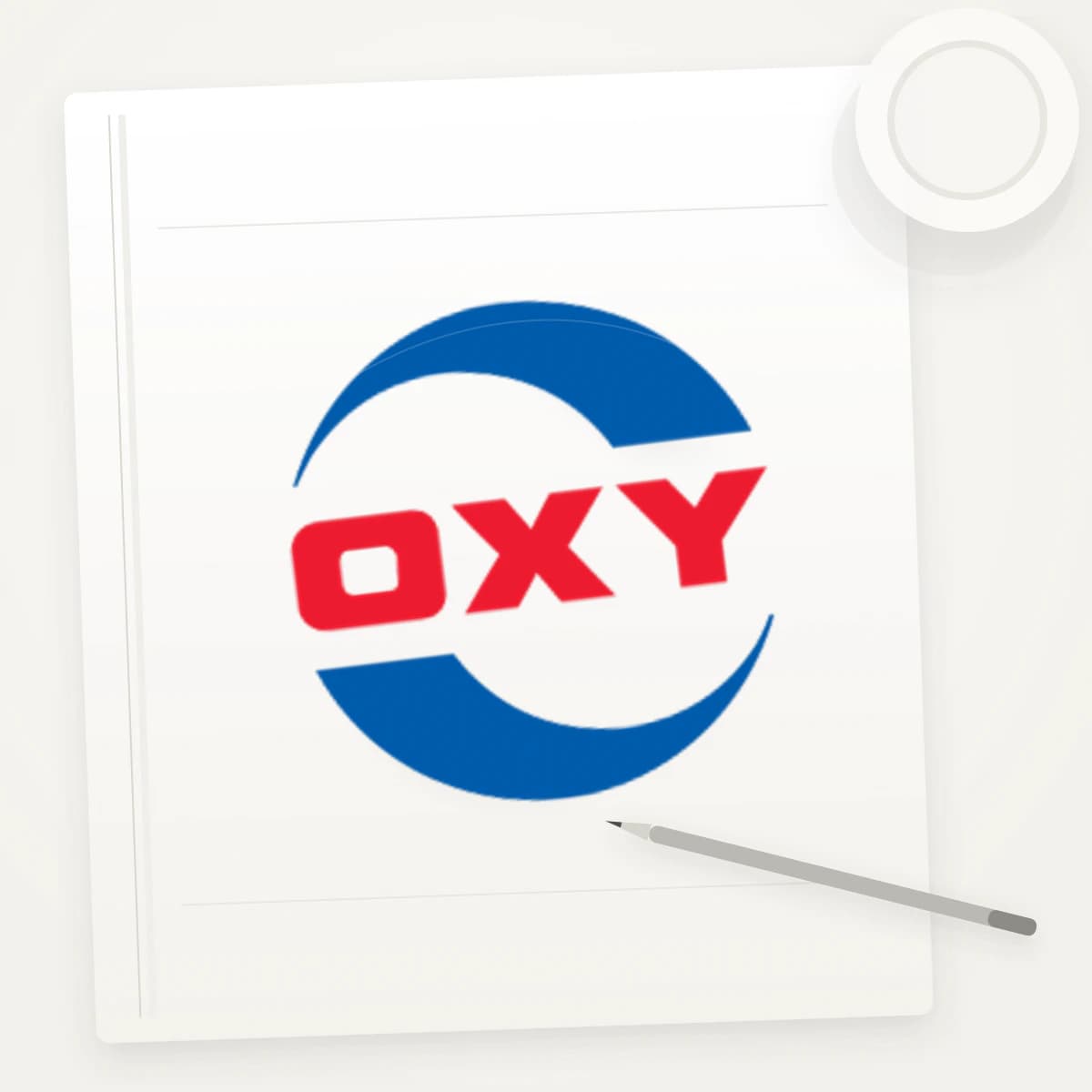 OXY Logo Sticker application preview