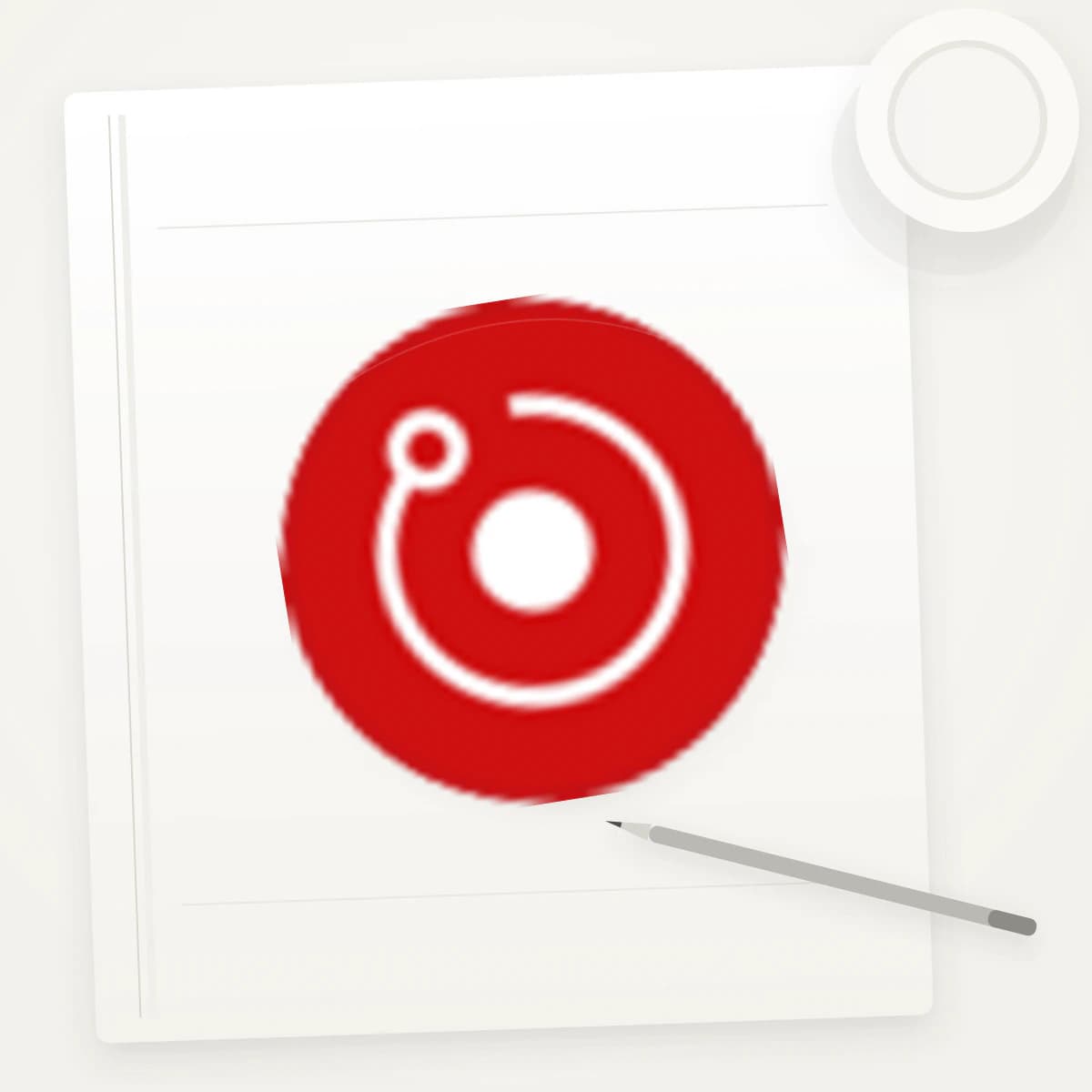 RENDER Crypto Logo Sticker application preview
