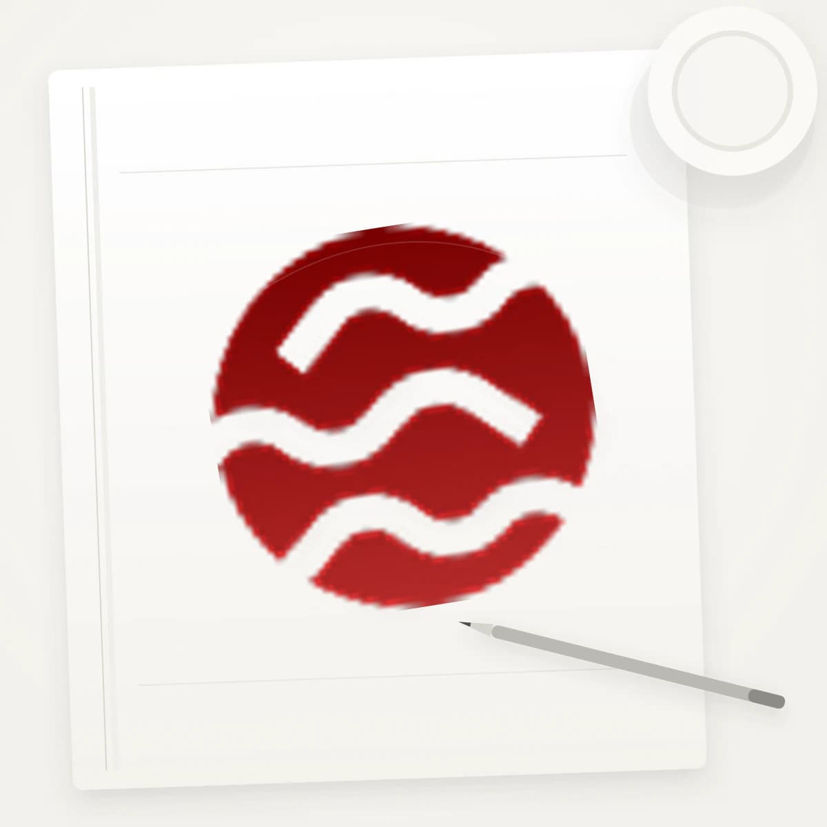 SEI Crypto Logo Sticker application preview