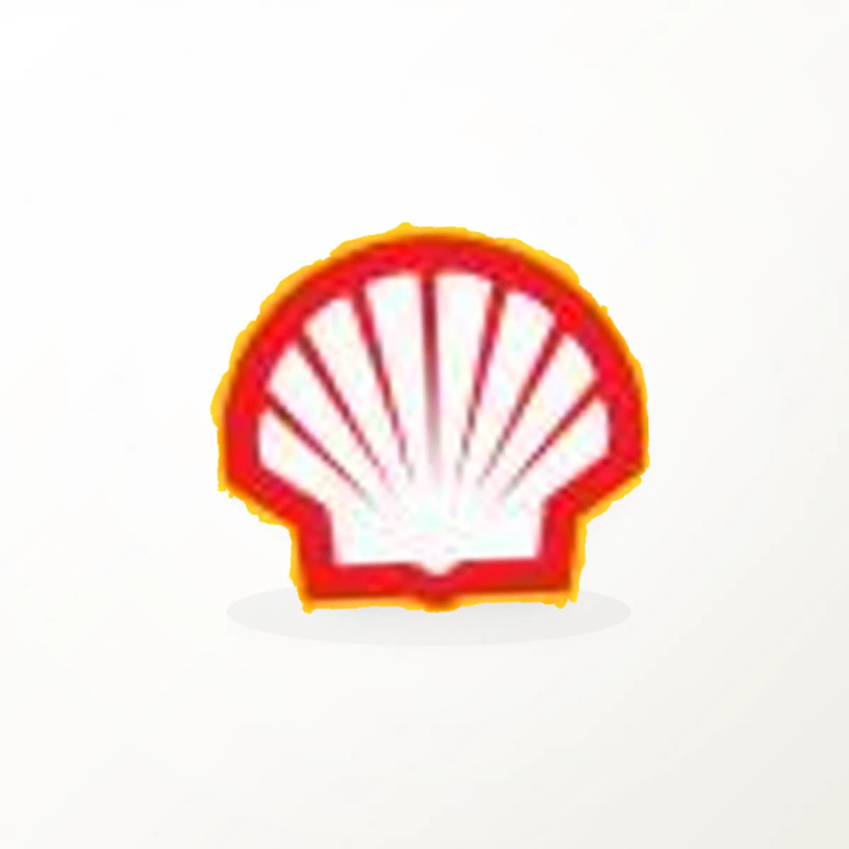 SHEL Logo Sticker in an original company-logo die-cut vinyl design