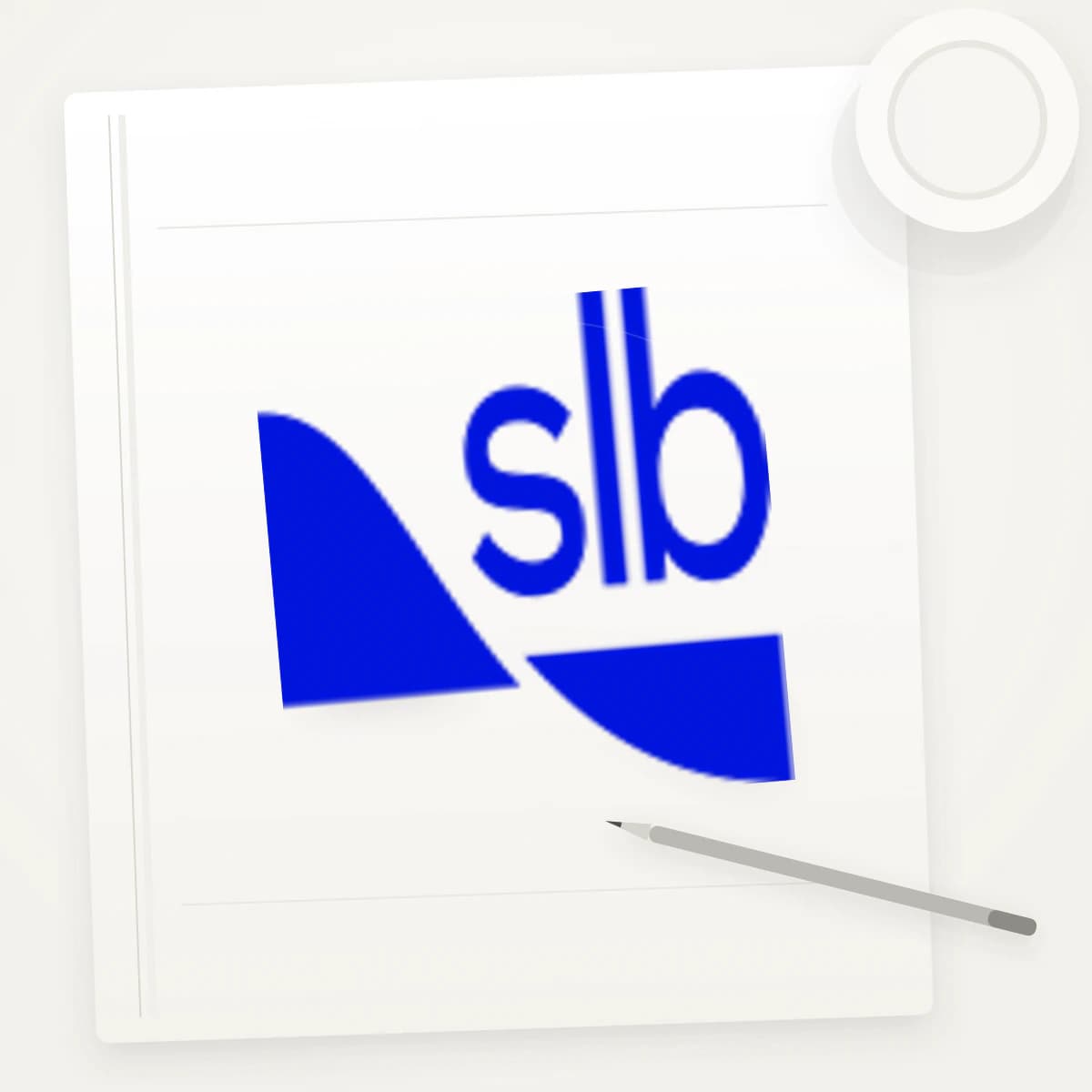 SLB Logo Sticker application preview