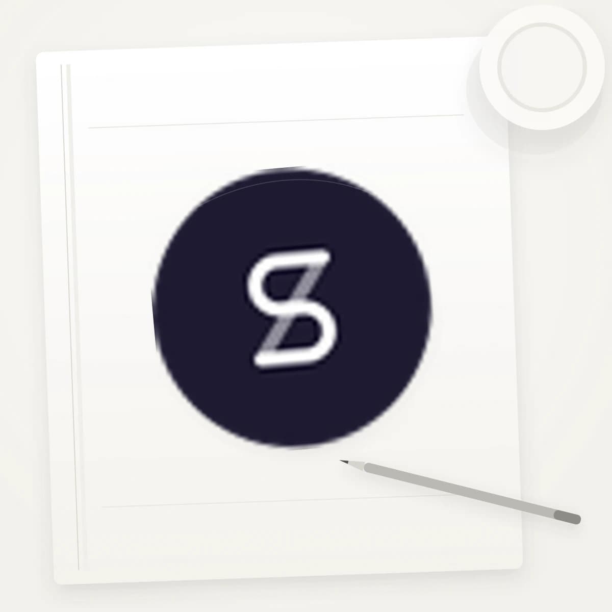 SNX Crypto Logo Sticker application preview