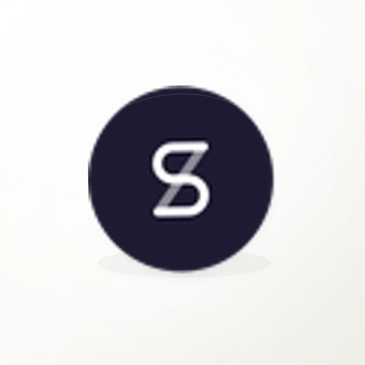 SNX Crypto Logo Sticker in an original crypto-logo die-cut vinyl design