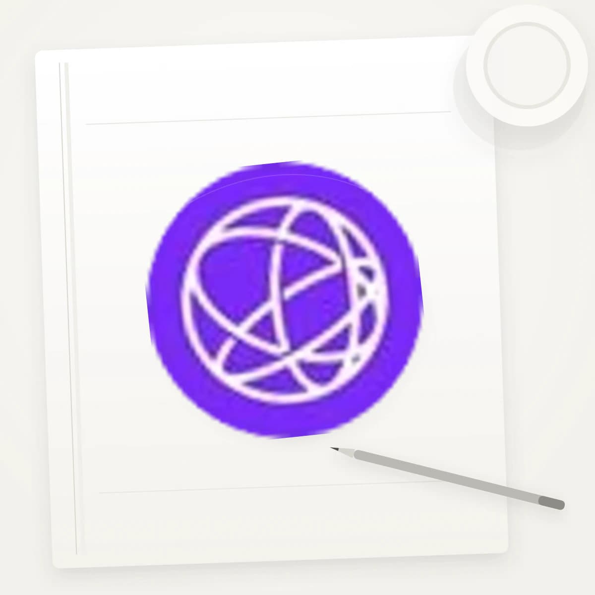 TIA Crypto Logo Sticker application preview