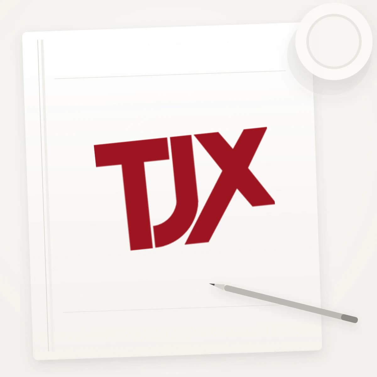 TJX Logo Sticker application preview